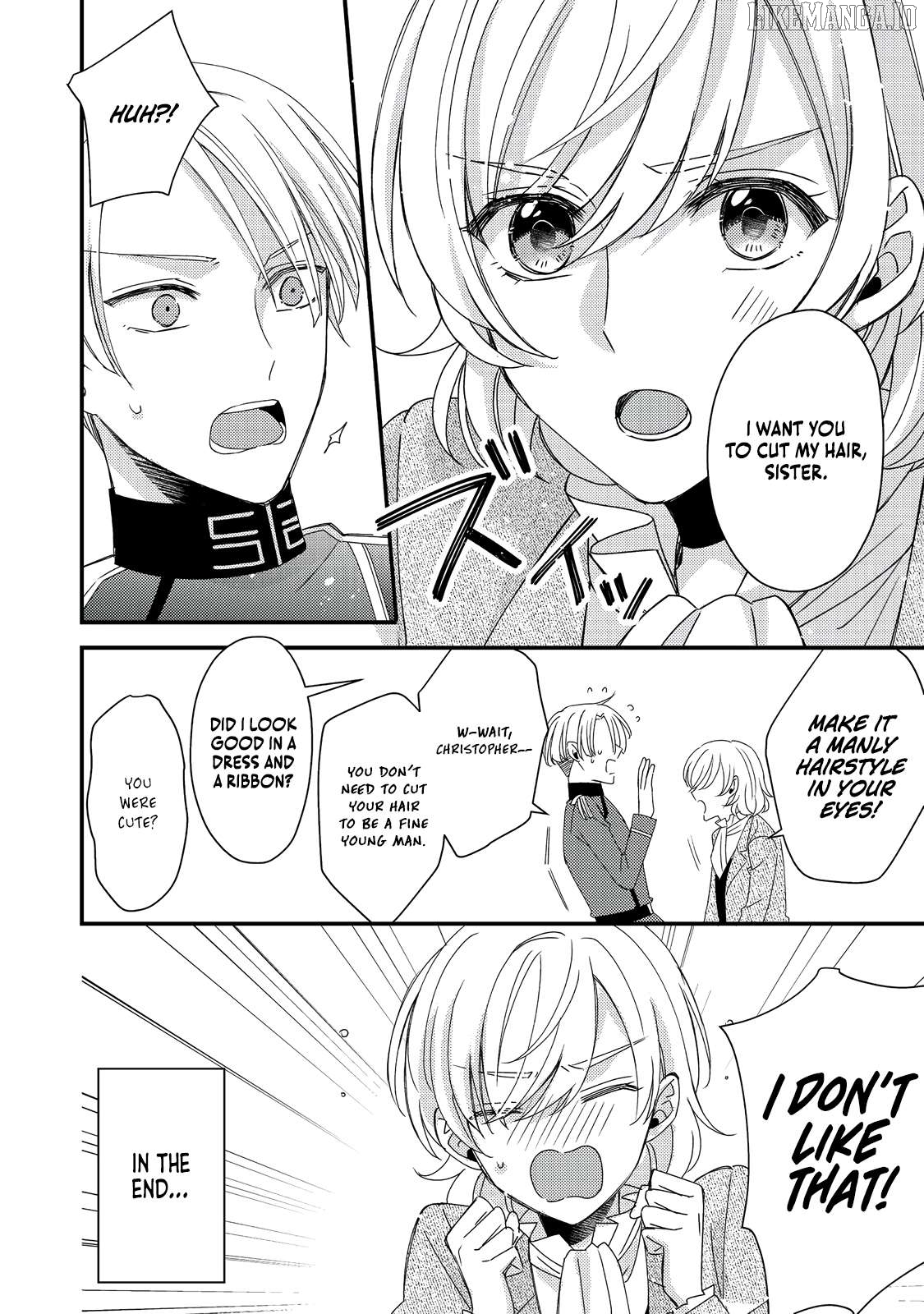 Mob Douzen No Akuyaku Reijou Wa Dansou Shite Kouryaku Taishou No Za O Nerau Chapter 8.1 - page 3