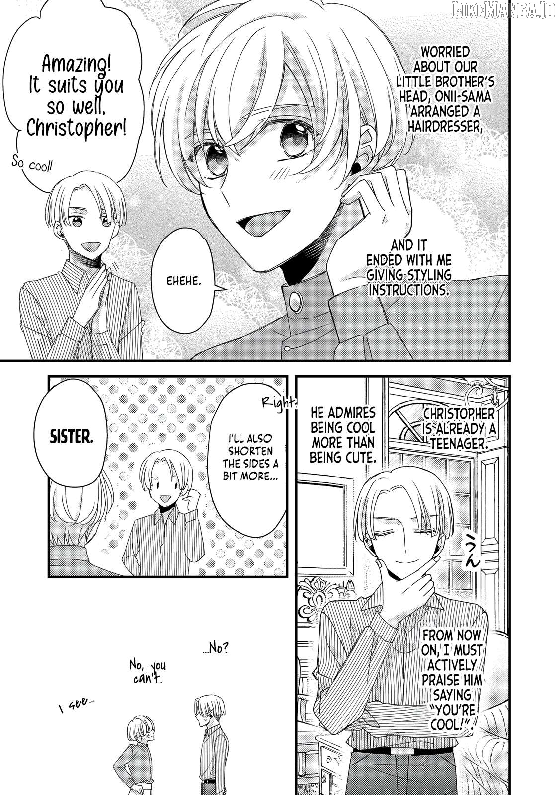 Mob Douzen No Akuyaku Reijou Wa Dansou Shite Kouryaku Taishou No Za O Nerau Chapter 8.1 - page 4