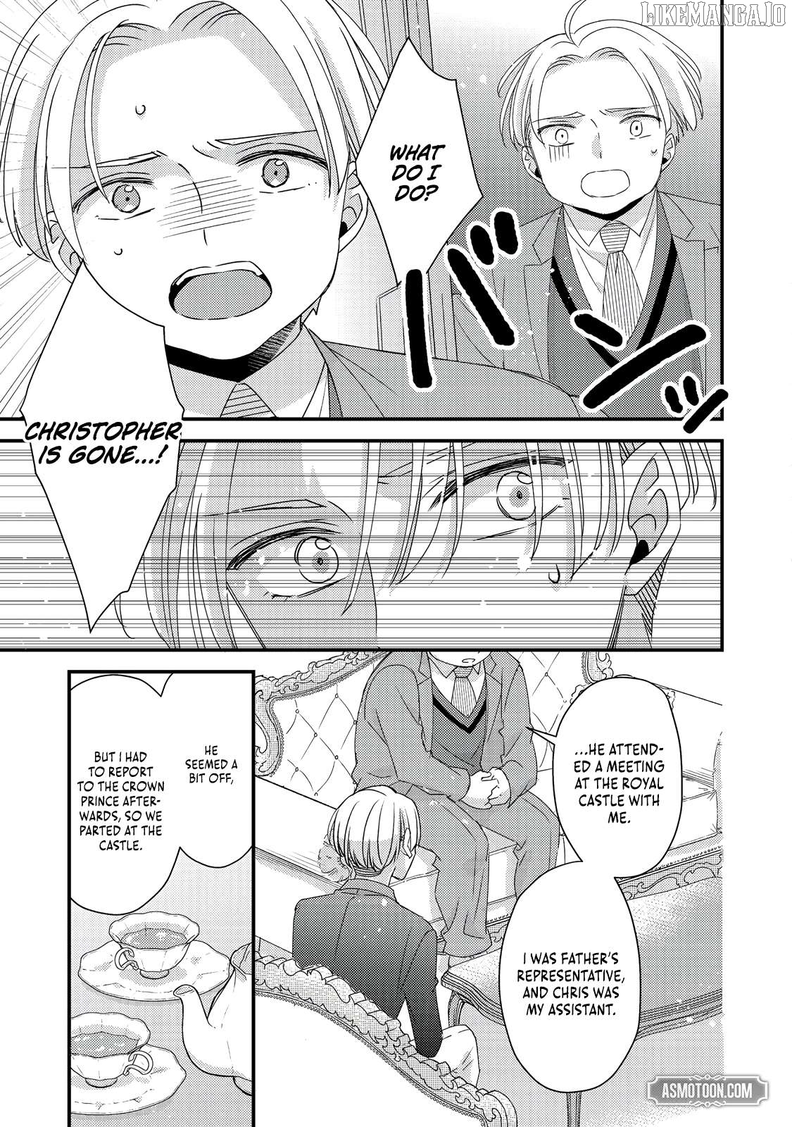 Mob Douzen No Akuyaku Reijou Wa Dansou Shite Kouryaku Taishou No Za O Nerau Chapter 8.1 - page 6