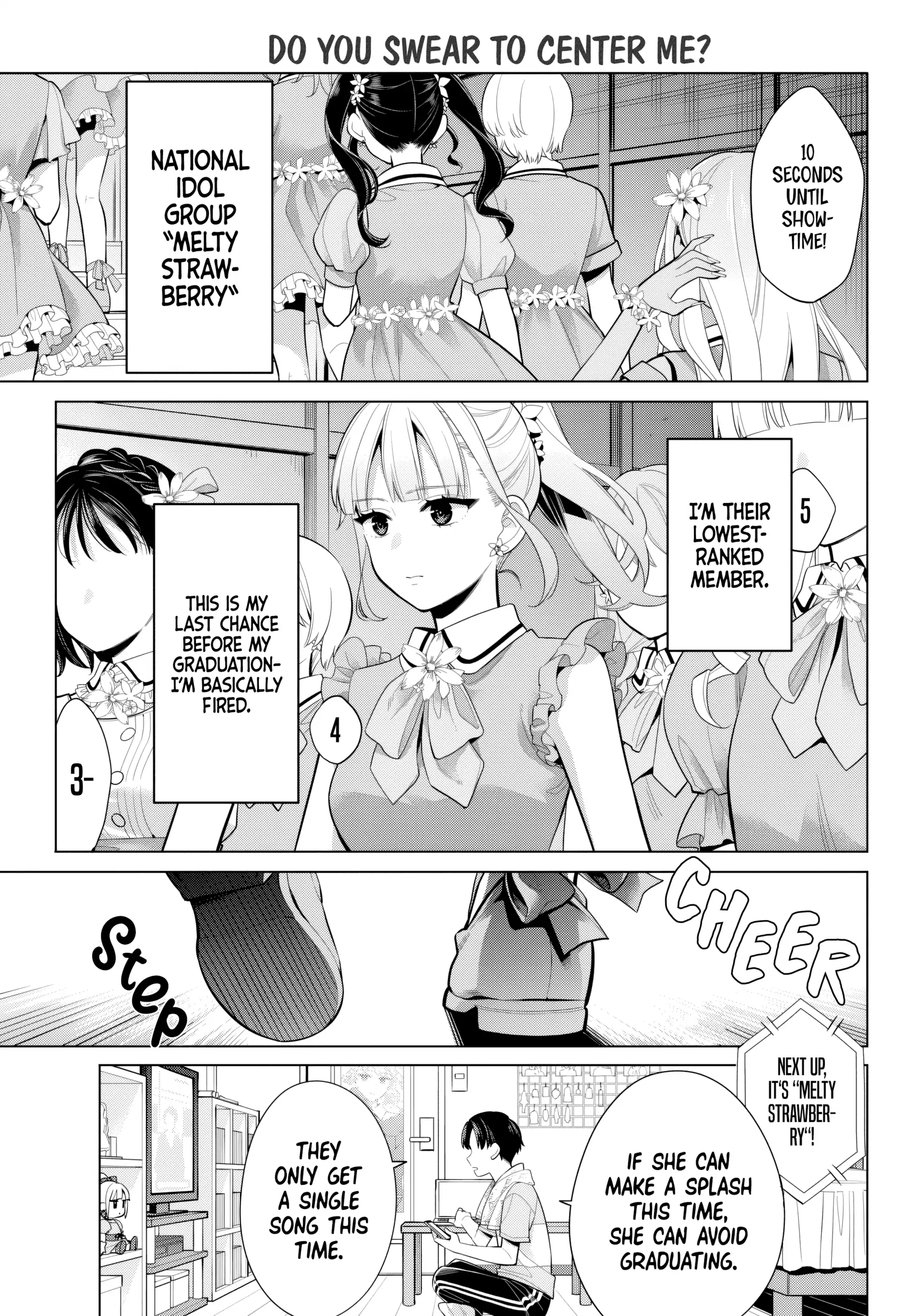 Watashi wo Center ni suru to Chikaimasu ka? Chapter 4 - page 1