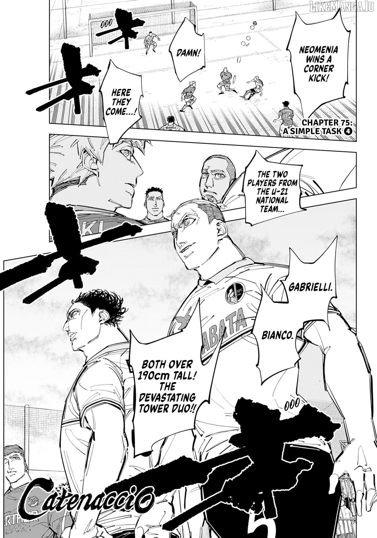 Catenaccio - Manga Chapter 75 - page 1