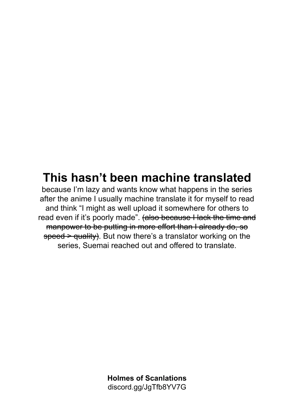 Holmes of Kyoto Chapter 77.2 - page 1