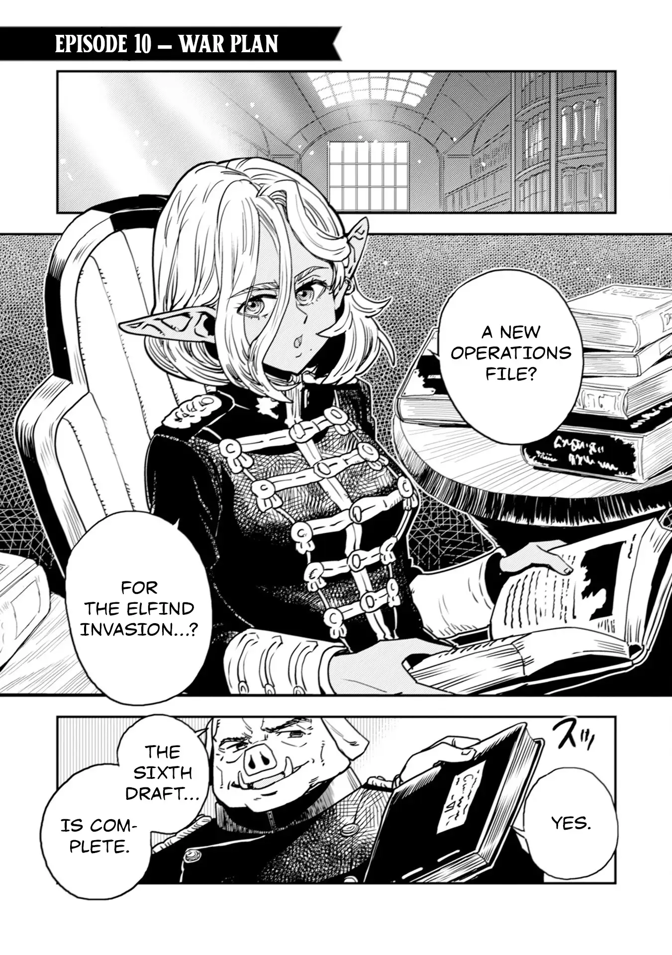 Orcsen Oukokushi – Yaban na Ooku no Kuni wa, Ikanishite Heiwa na Elf no Kuni wo Yakiharau ni Itatta ka Chapter 10 - page 9