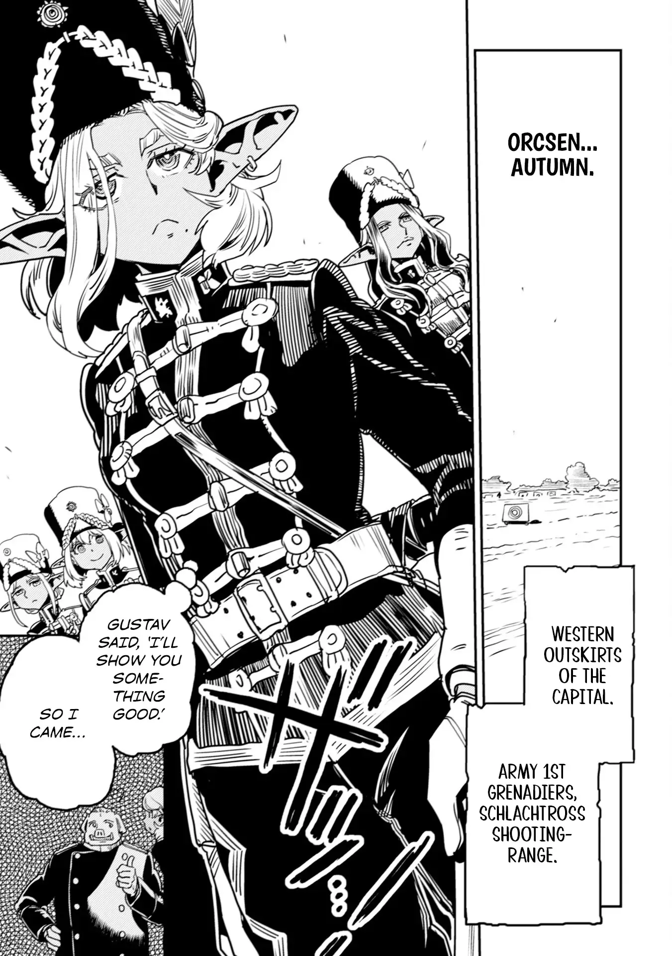 Orcsen Oukokushi – Yaban na Ooku no Kuni wa, Ikanishite Heiwa na Elf no Kuni wo Yakiharau ni Itatta ka Chapter 10 - page 53
