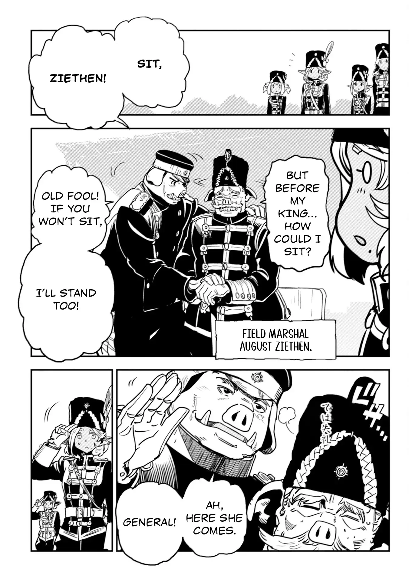 Orcsen Oukokushi – Yaban na Ooku no Kuni wa, Ikanishite Heiwa na Elf no Kuni wo Yakiharau ni Itatta ka Chapter 10 - page 54