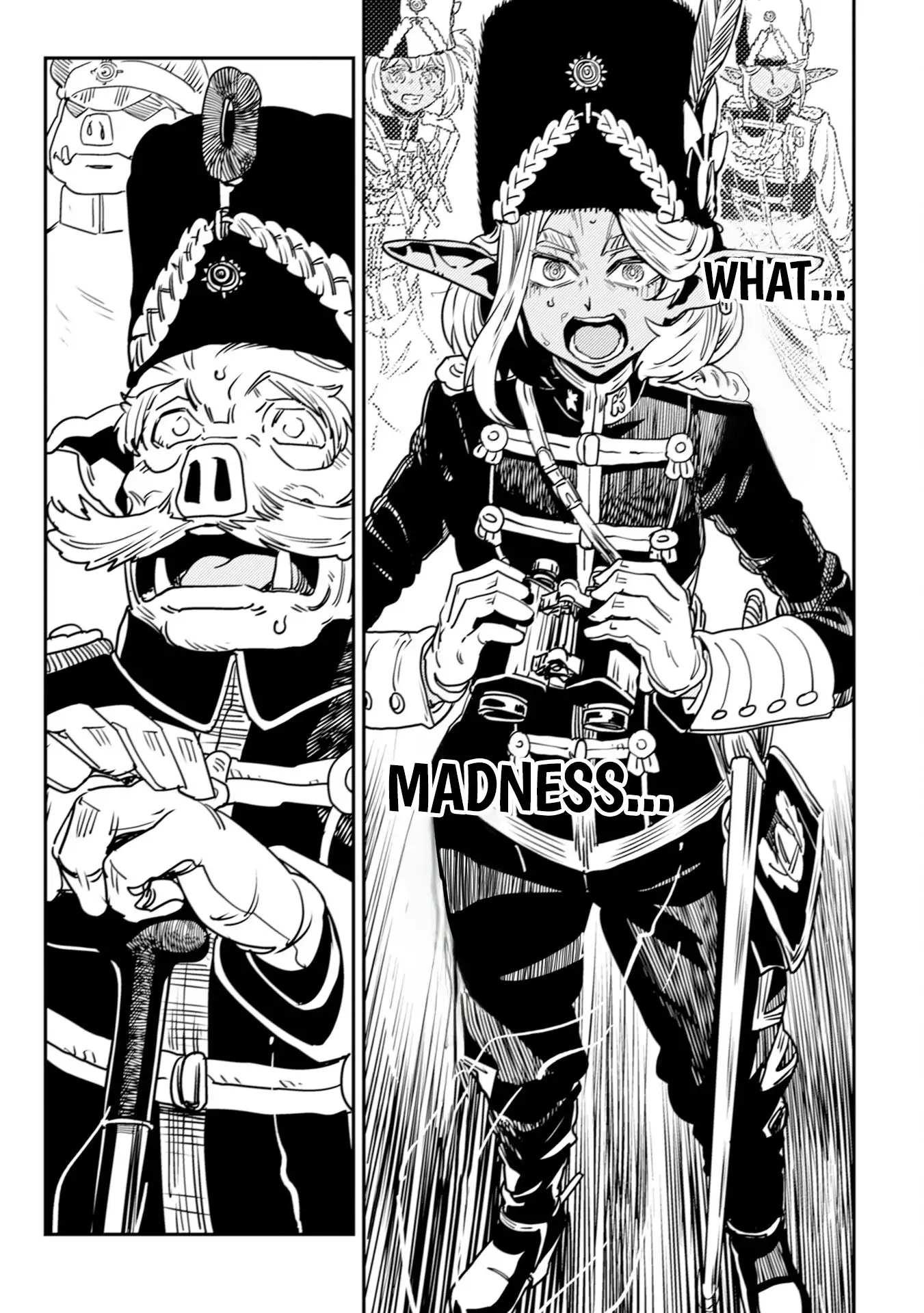 Orcsen Oukokushi – Yaban na Ooku no Kuni wa, Ikanishite Heiwa na Elf no Kuni wo Yakiharau ni Itatta ka Chapter 10 - page 59