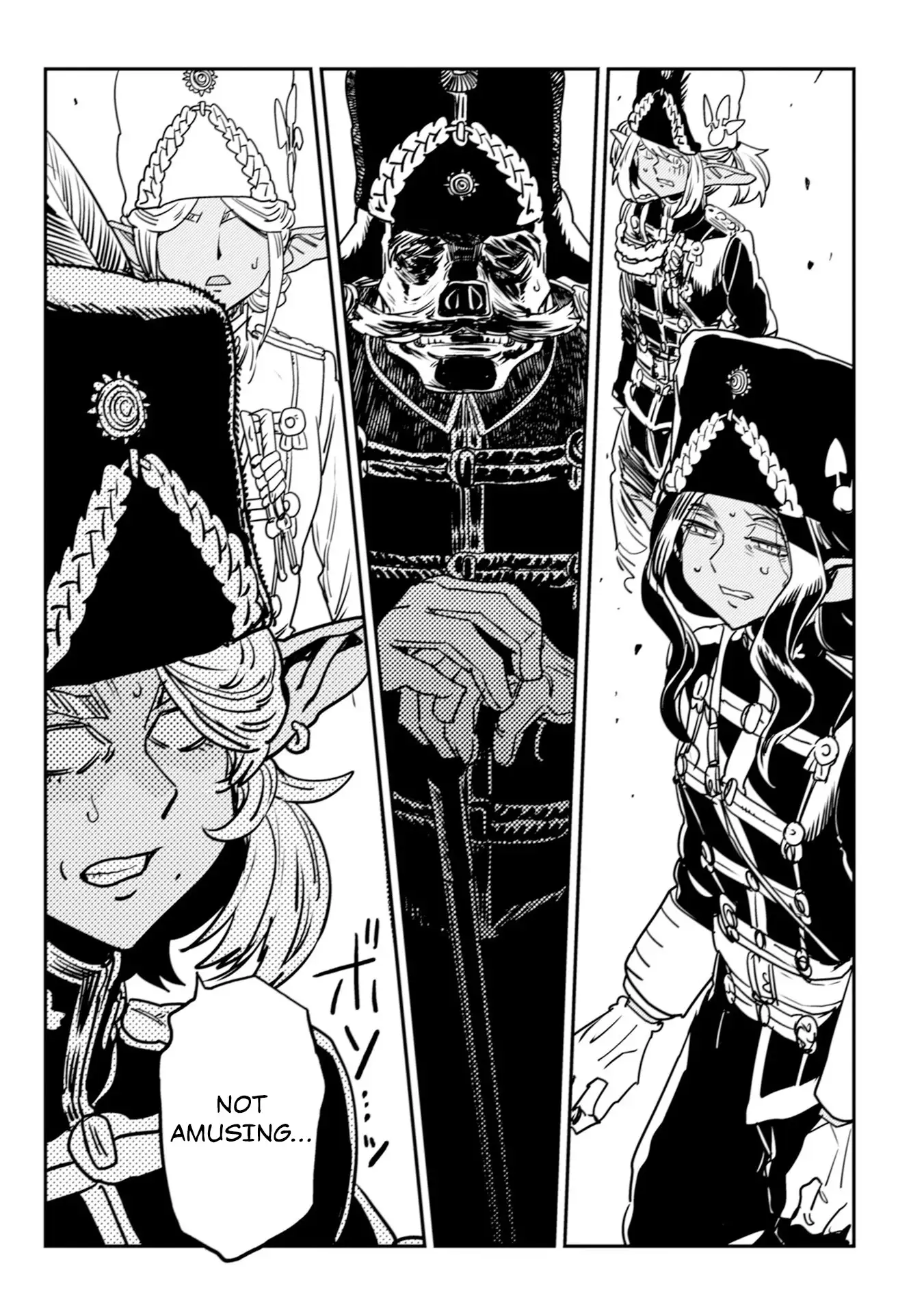 Orcsen Oukokushi – Yaban na Ooku no Kuni wa, Ikanishite Heiwa na Elf no Kuni wo Yakiharau ni Itatta ka Chapter 10 - page 61
