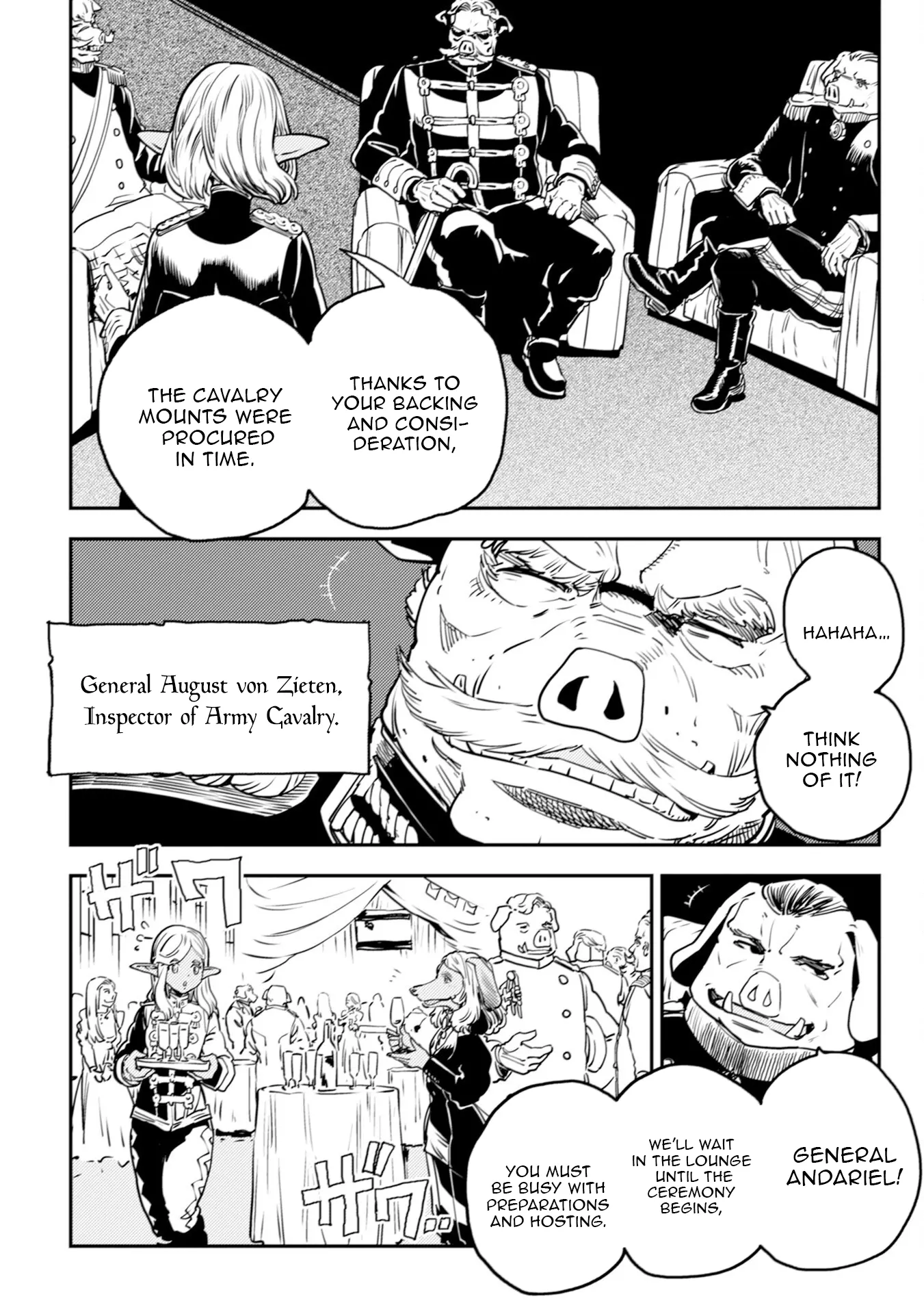 Orcsen Oukokushi – Yaban na Ooku no Kuni wa, Ikanishite Heiwa na Elf no Kuni wo Yakiharau ni Itatta ka Chapter 7 - page 14