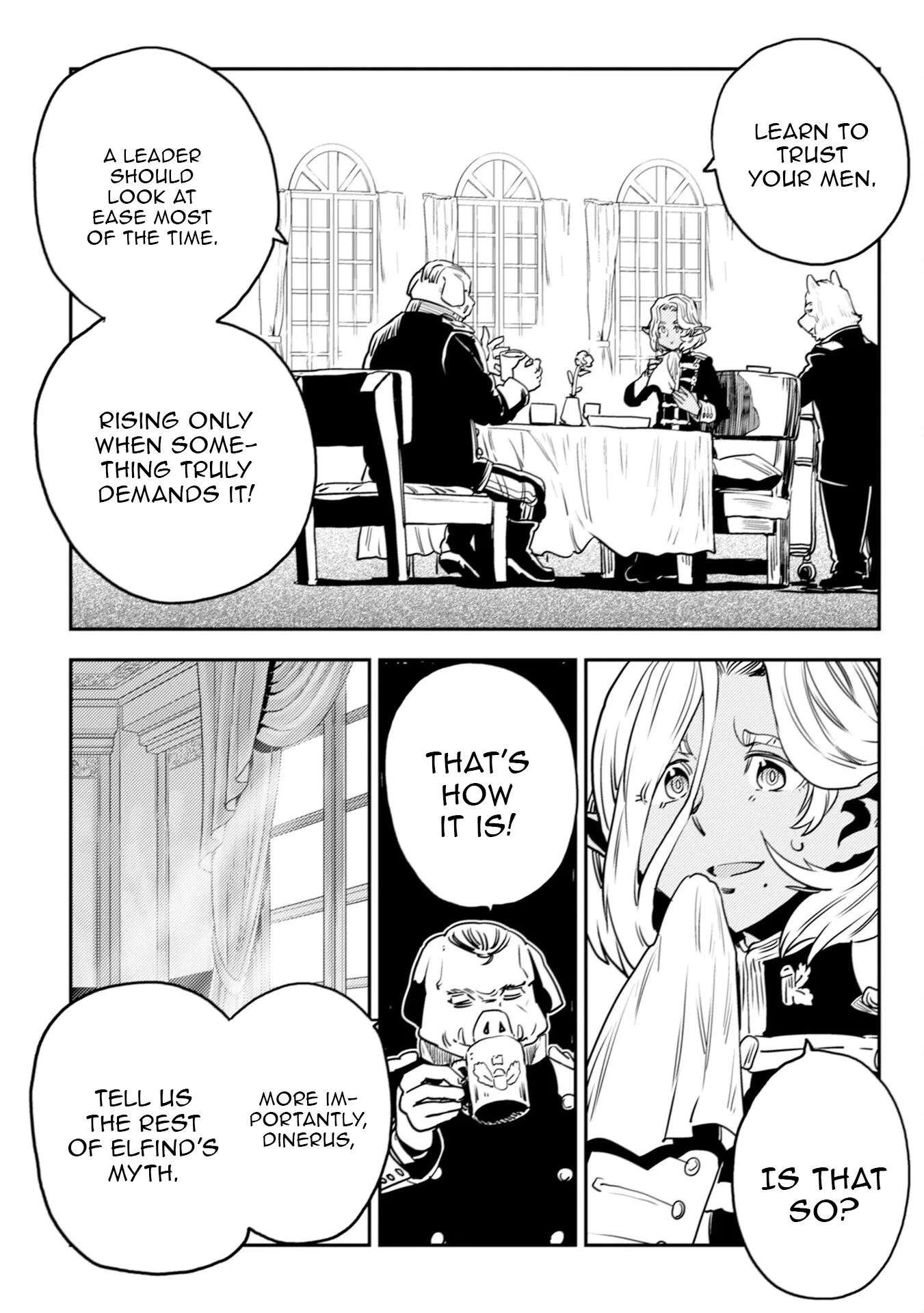 Orcsen Oukokushi – Yaban na Ooku no Kuni wa, Ikanishite Heiwa na Elf no Kuni wo Yakiharau ni Itatta ka Chapter 7 - page 28