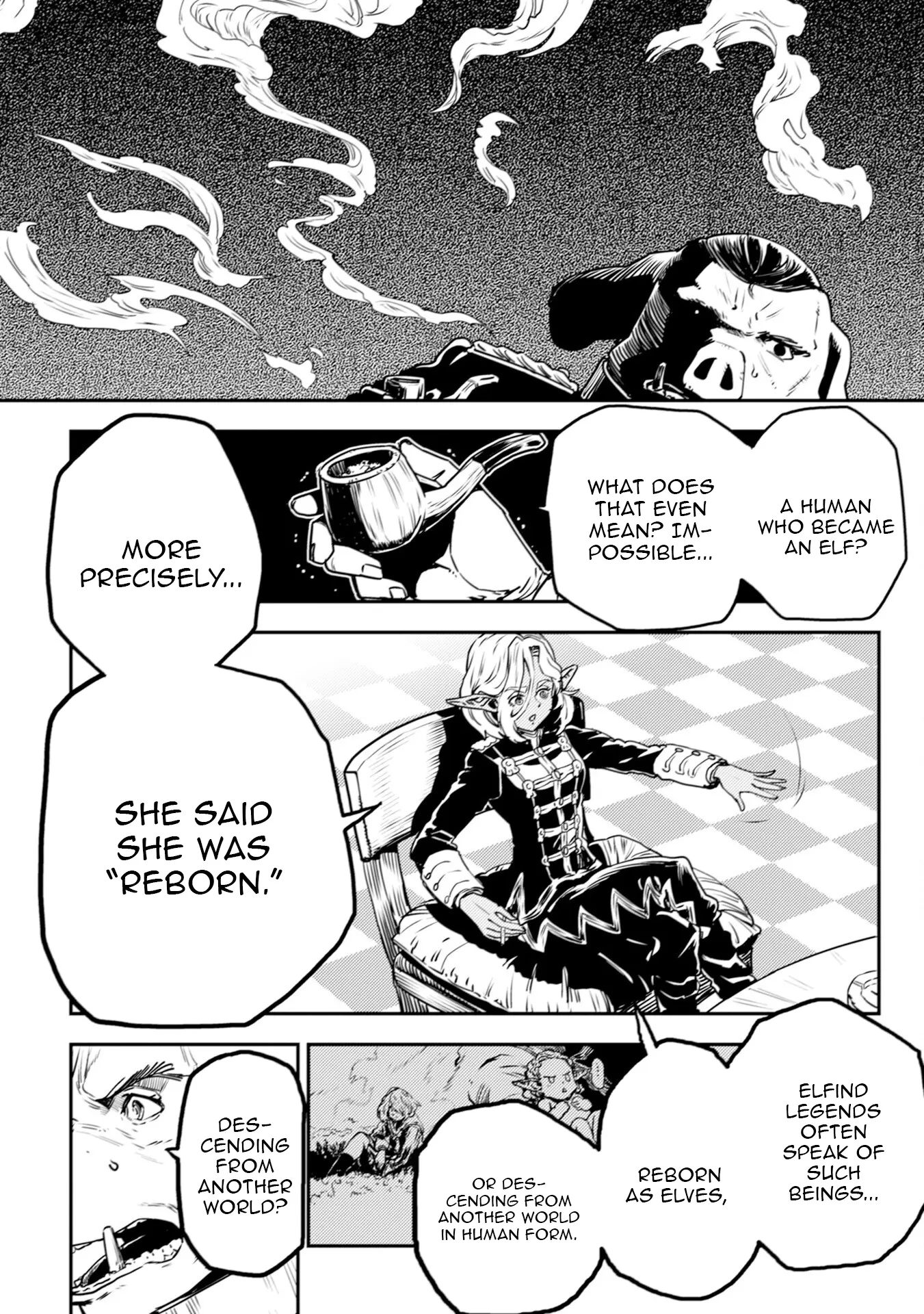Orcsen Oukokushi – Yaban na Ooku no Kuni wa, Ikanishite Heiwa na Elf no Kuni wo Yakiharau ni Itatta ka Chapter 7 - page 42