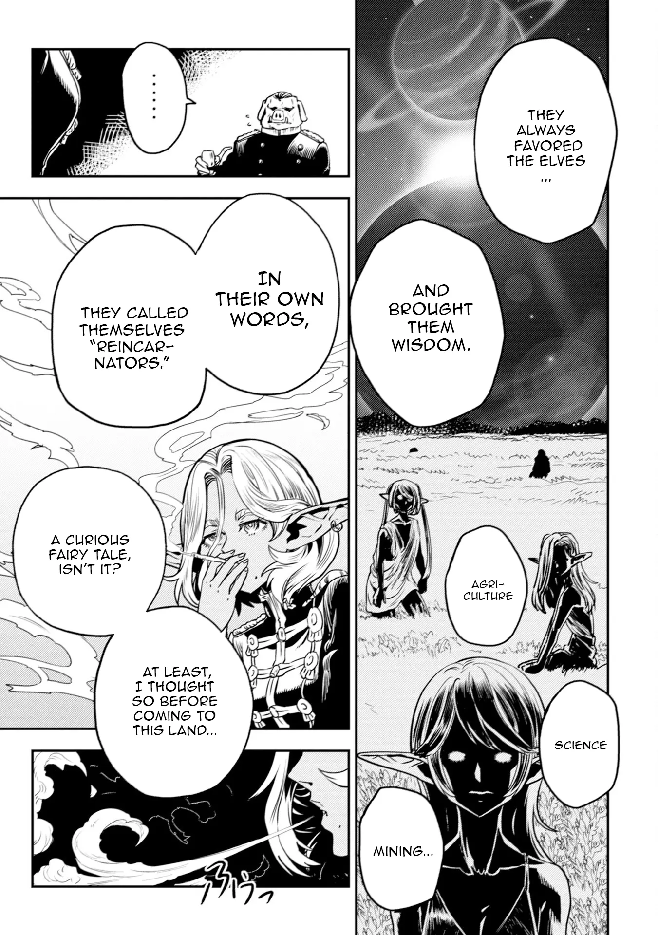 Orcsen Oukokushi – Yaban na Ooku no Kuni wa, Ikanishite Heiwa na Elf no Kuni wo Yakiharau ni Itatta ka Chapter 7 - page 43