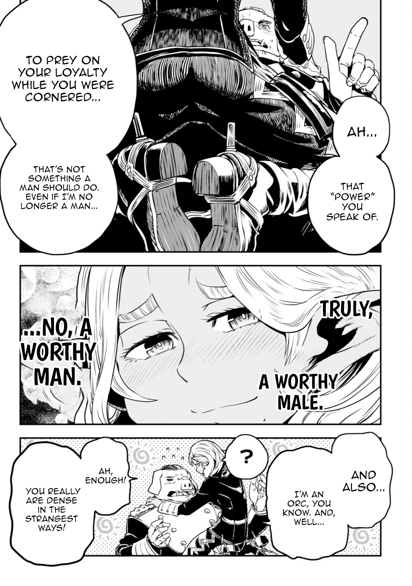 Orcsen Oukokushi – Yaban na Ooku no Kuni wa, Ikanishite Heiwa na Elf no Kuni wo Yakiharau ni Itatta ka Chapter 7 - page 57