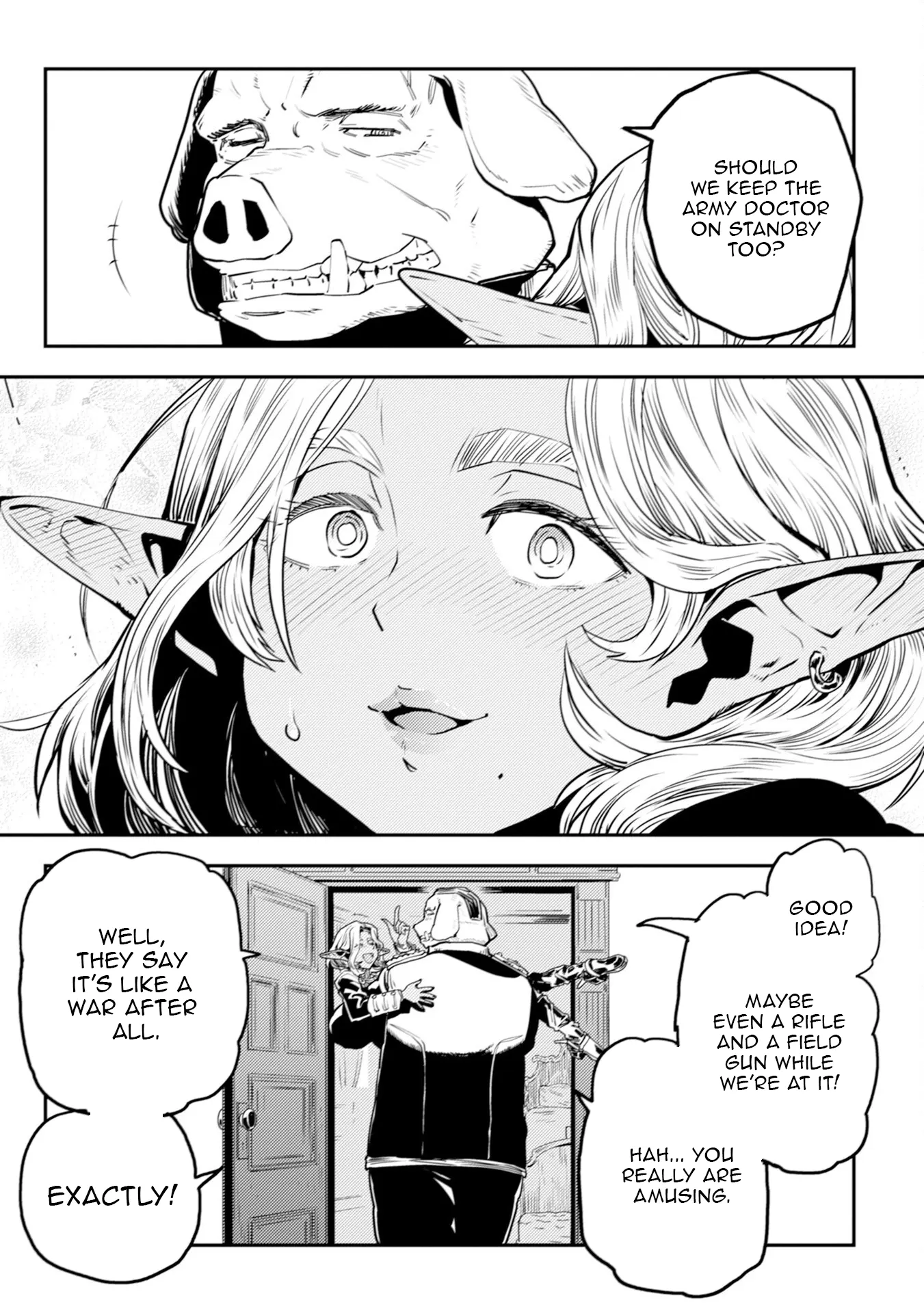 Orcsen Oukokushi – Yaban na Ooku no Kuni wa, Ikanishite Heiwa na Elf no Kuni wo Yakiharau ni Itatta ka Chapter 7 - page 61