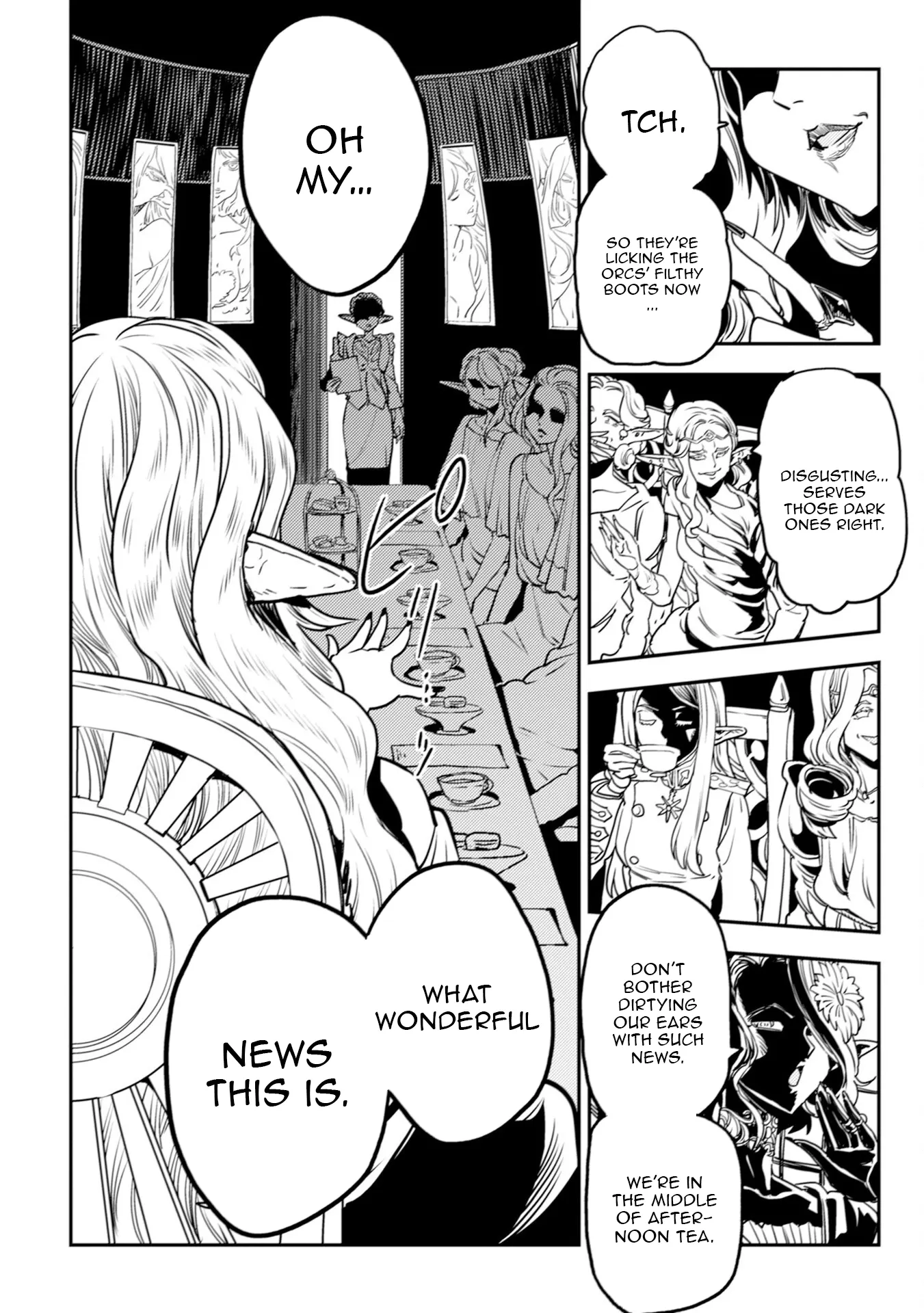 Orcsen Oukokushi – Yaban na Ooku no Kuni wa, Ikanishite Heiwa na Elf no Kuni wo Yakiharau ni Itatta ka Chapter 7 - page 64