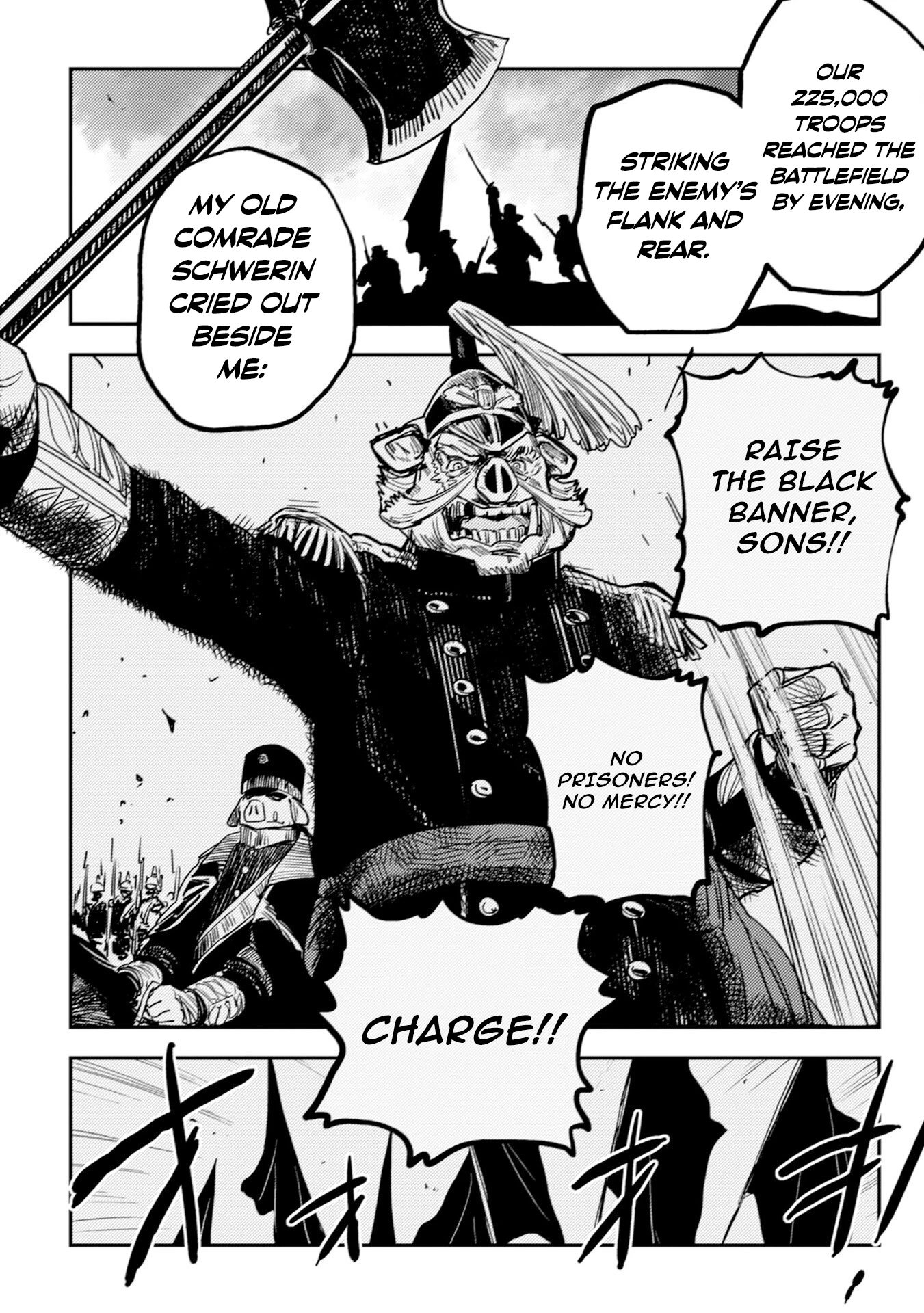 Orcsen Oukokushi – Yaban na Ooku no Kuni wa, Ikanishite Heiwa na Elf no Kuni wo Yakiharau ni Itatta ka Chapter 8 - page 14