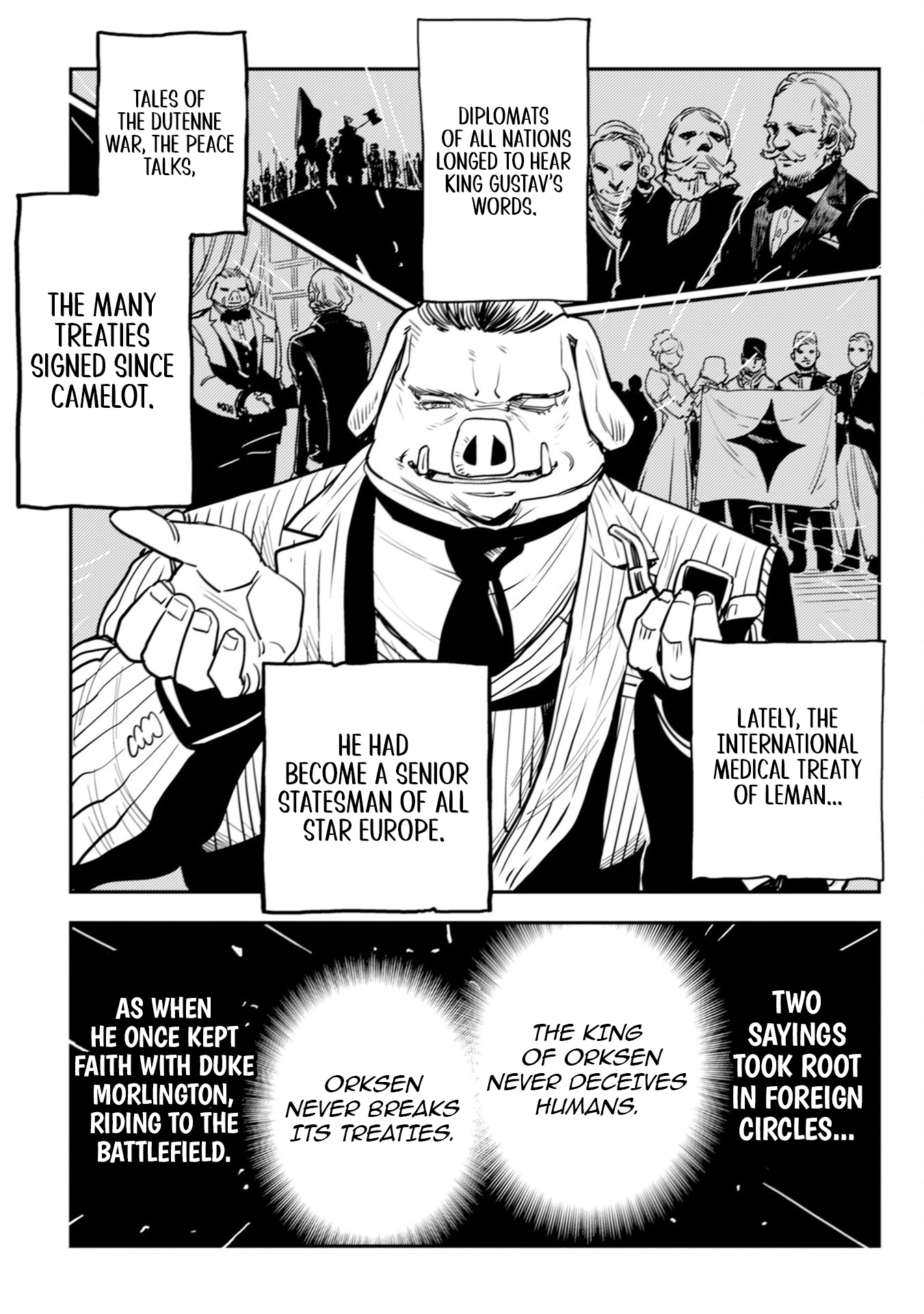 Orcsen Oukokushi – Yaban na Ooku no Kuni wa, Ikanishite Heiwa na Elf no Kuni wo Yakiharau ni Itatta ka Chapter 8 - page 22