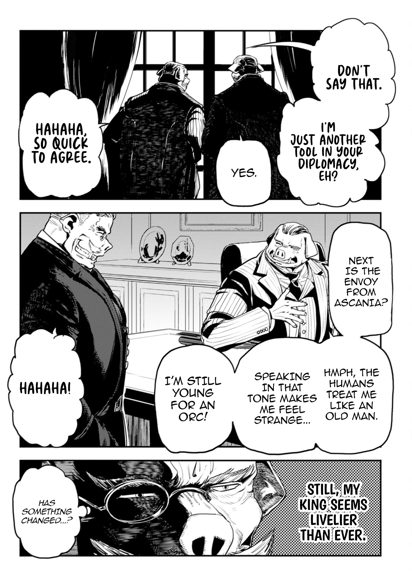 Orcsen Oukokushi – Yaban na Ooku no Kuni wa, Ikanishite Heiwa na Elf no Kuni wo Yakiharau ni Itatta ka Chapter 8 - page 29