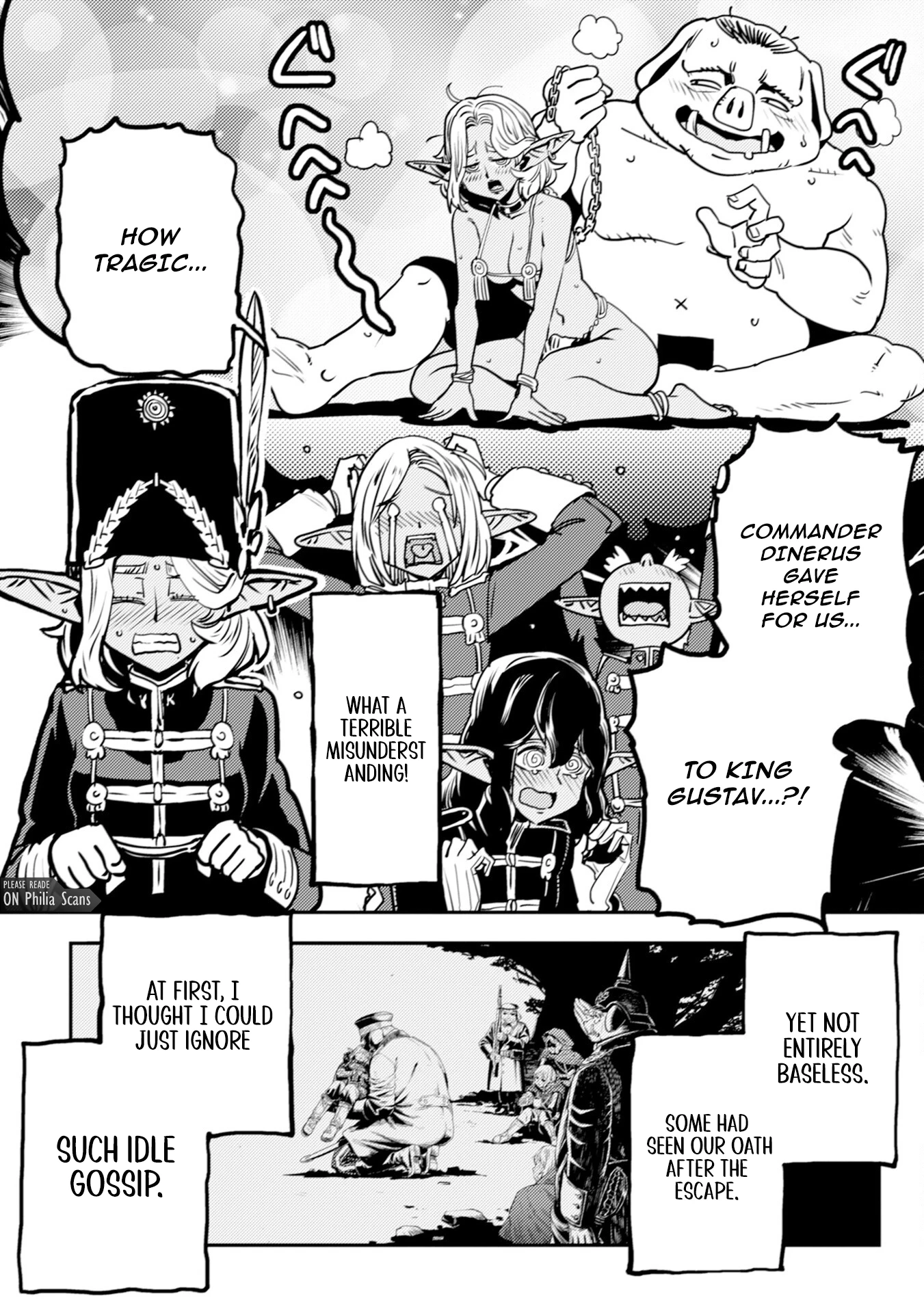 Orcsen Oukokushi – Yaban na Ooku no Kuni wa, Ikanishite Heiwa na Elf no Kuni wo Yakiharau ni Itatta ka Chapter 8 - page 52
