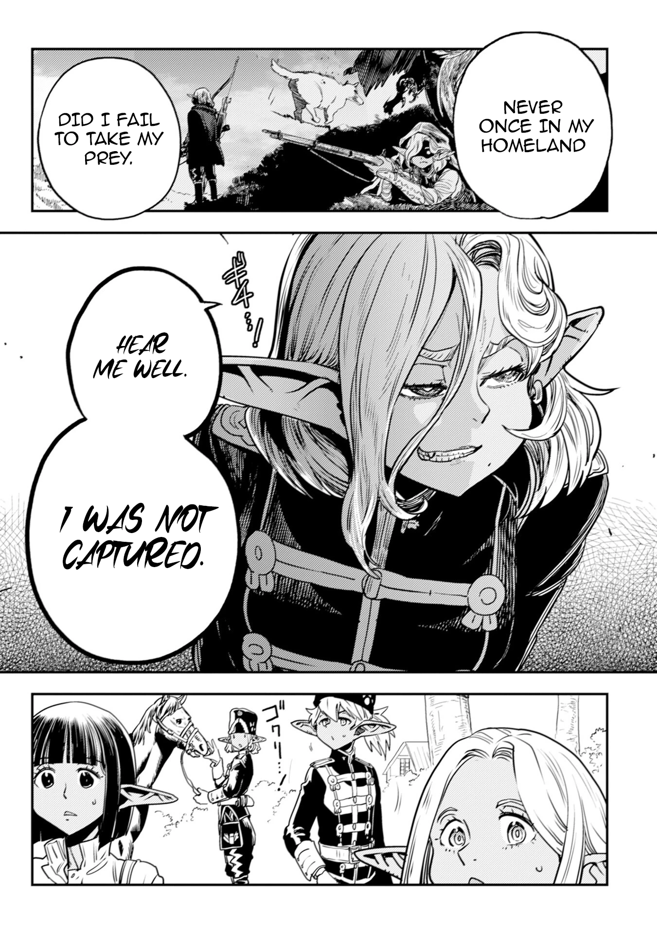 Orcsen Oukokushi – Yaban na Ooku no Kuni wa, Ikanishite Heiwa na Elf no Kuni wo Yakiharau ni Itatta ka Chapter 8 - page 57