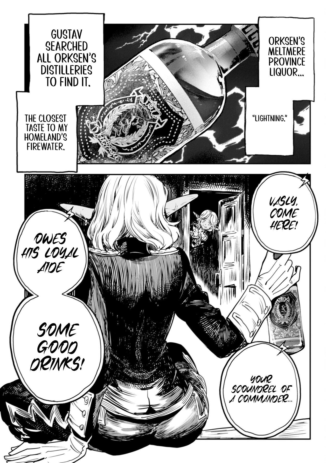 Orcsen Oukokushi – Yaban na Ooku no Kuni wa, Ikanishite Heiwa na Elf no Kuni wo Yakiharau ni Itatta ka Chapter 8 - page 62