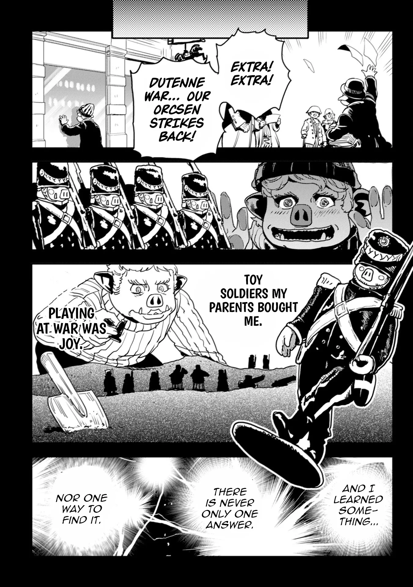 Orcsen Oukokushi – Yaban na Ooku no Kuni wa, Ikanishite Heiwa na Elf no Kuni wo Yakiharau ni Itatta ka Chapter 9 - page 22