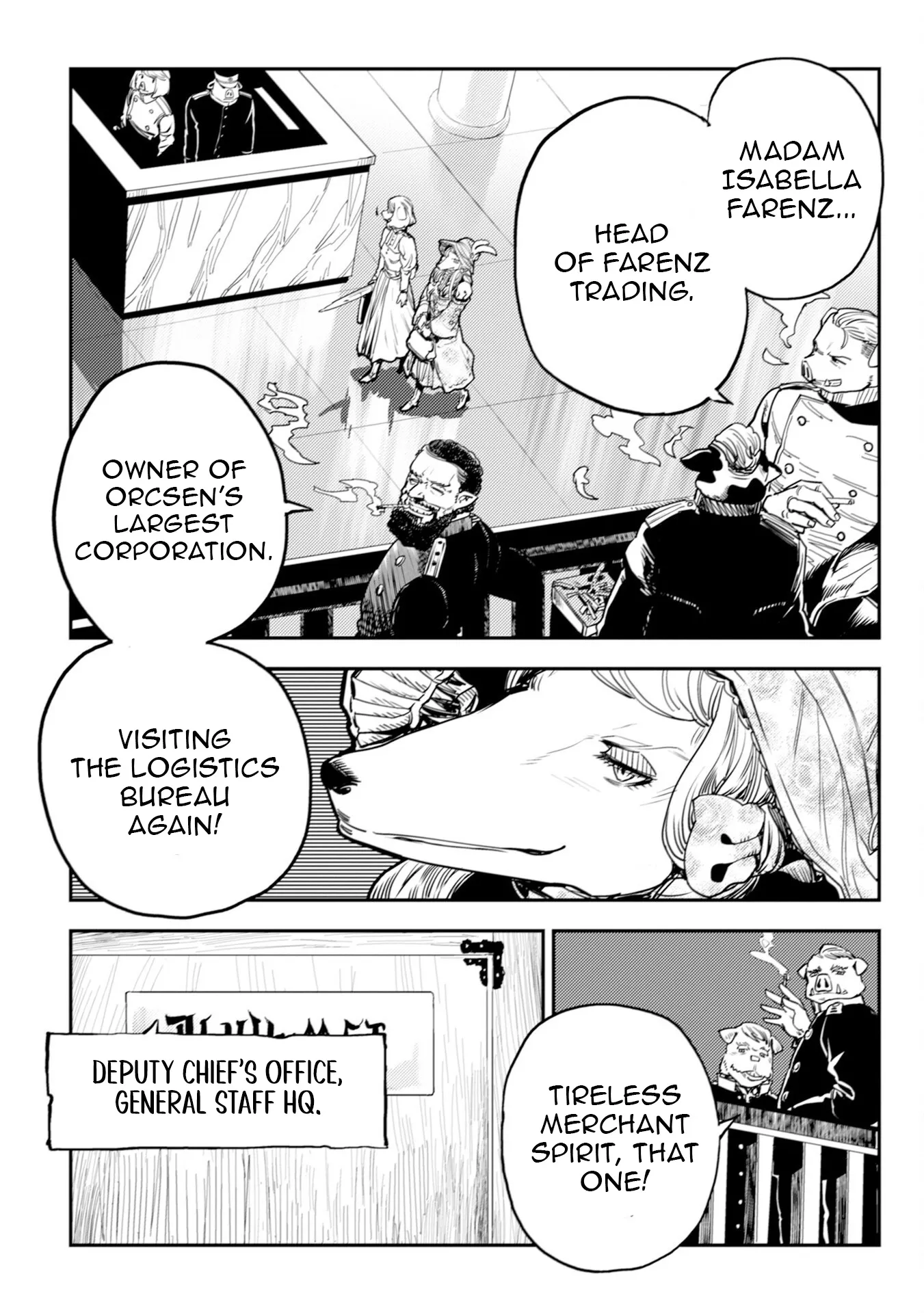 Orcsen Oukokushi – Yaban na Ooku no Kuni wa, Ikanishite Heiwa na Elf no Kuni wo Yakiharau ni Itatta ka Chapter 9 - page 4