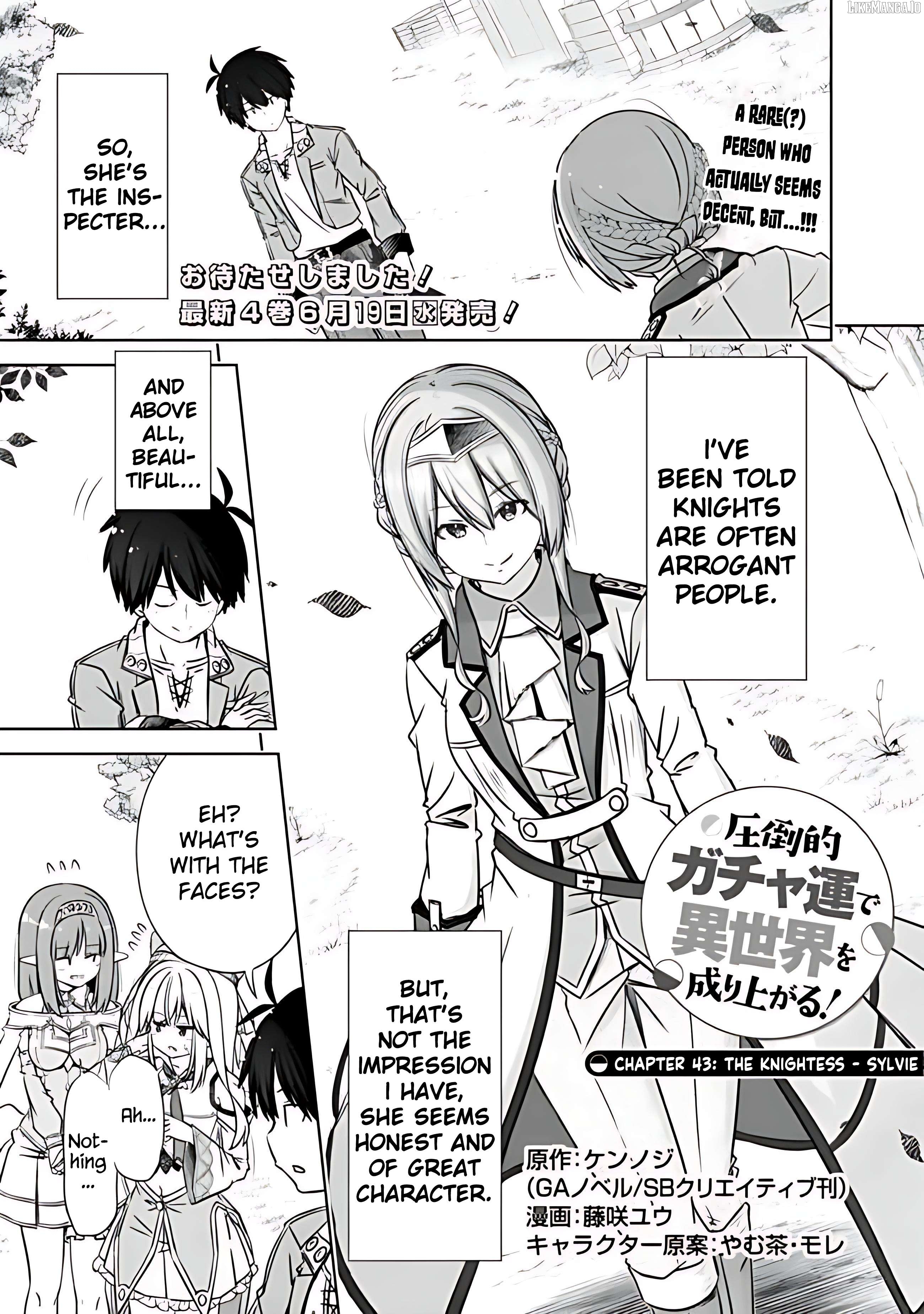 Attouteki Gacha Un De Isekai O Nariagaru! Chapter 43 - page 1