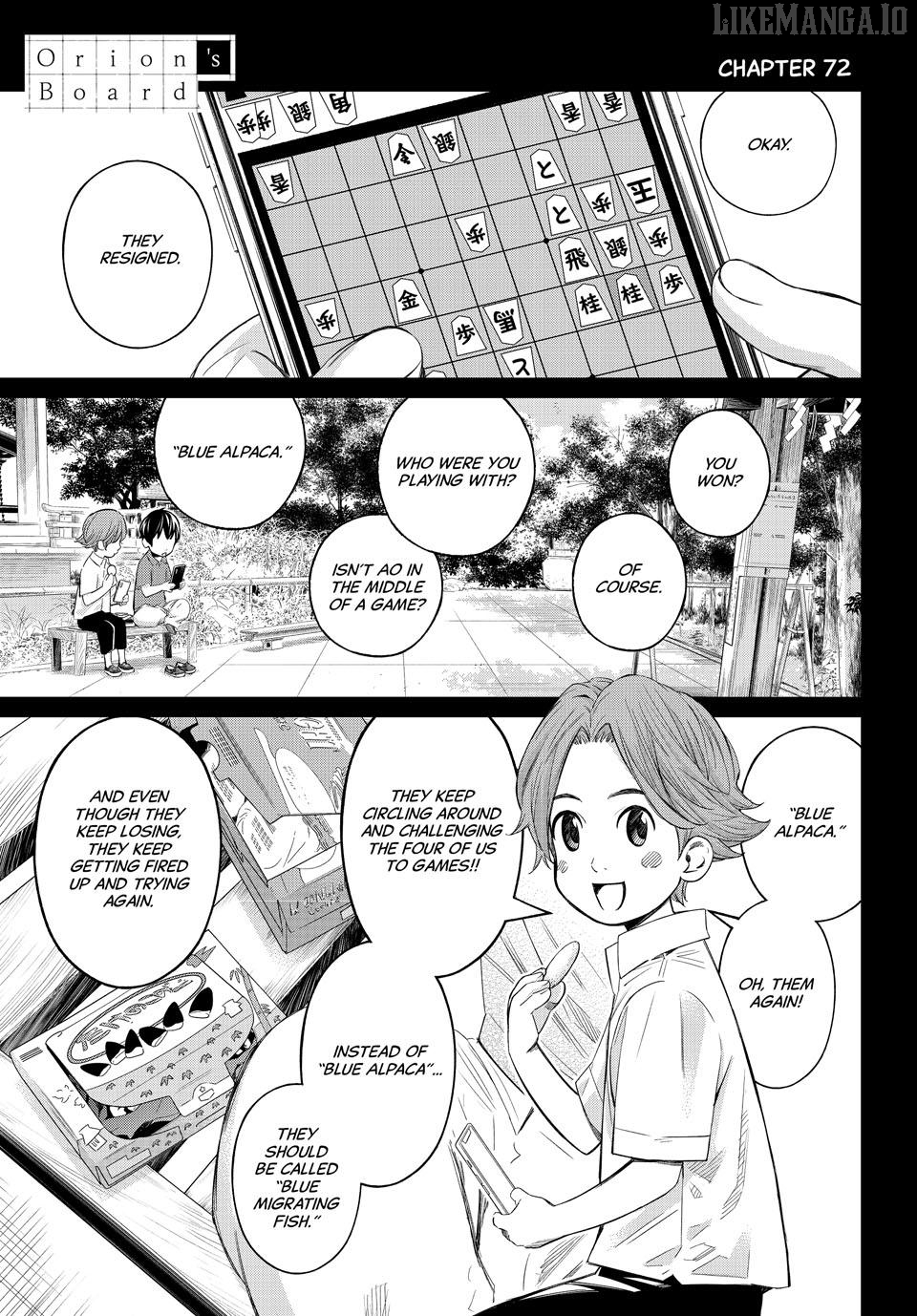 Banjou no Orion Chapter 72 - page 1