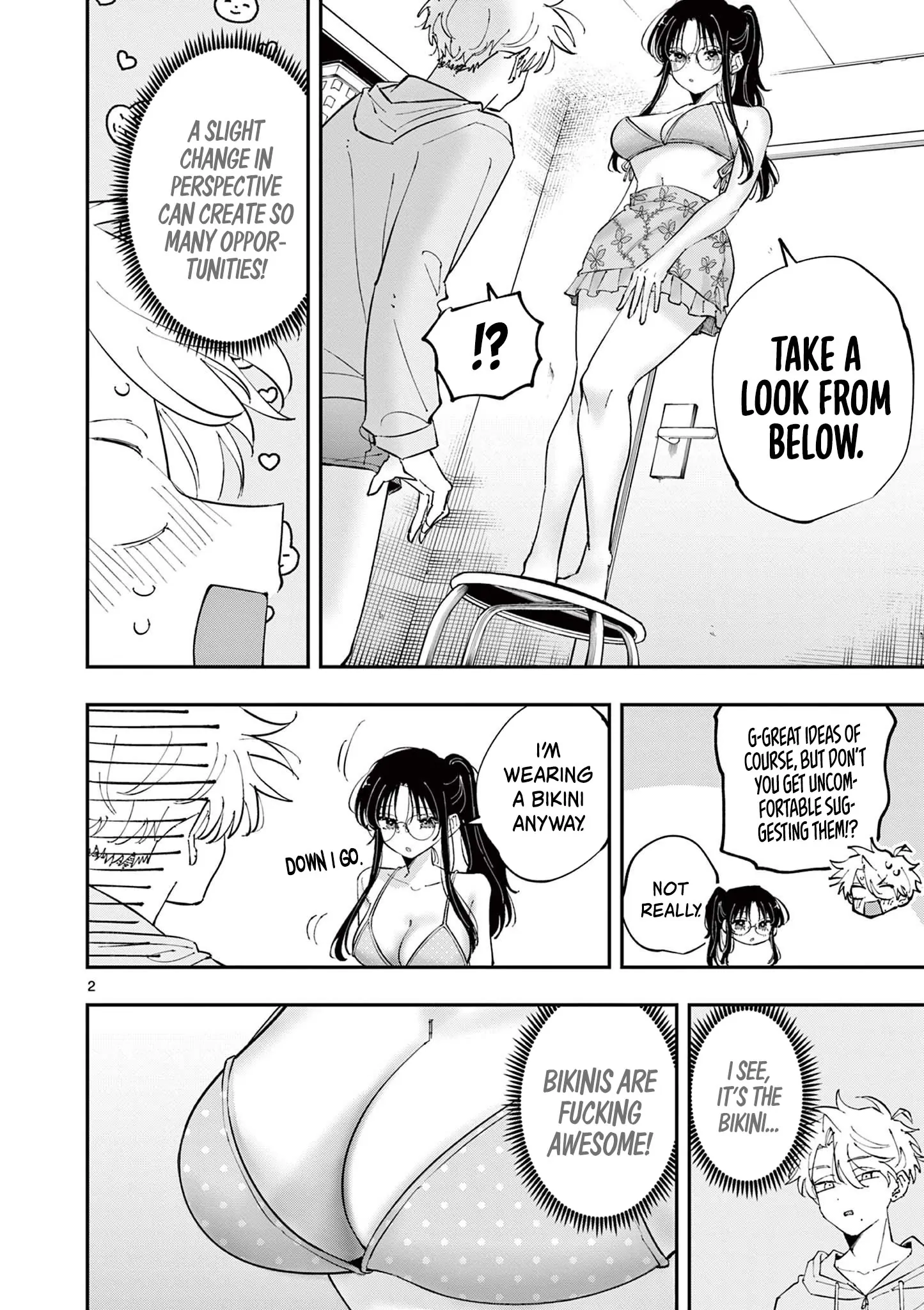 The Person Sitting Next to Me Looking at Me with Perverted Eyes Chapter 71 - page 2