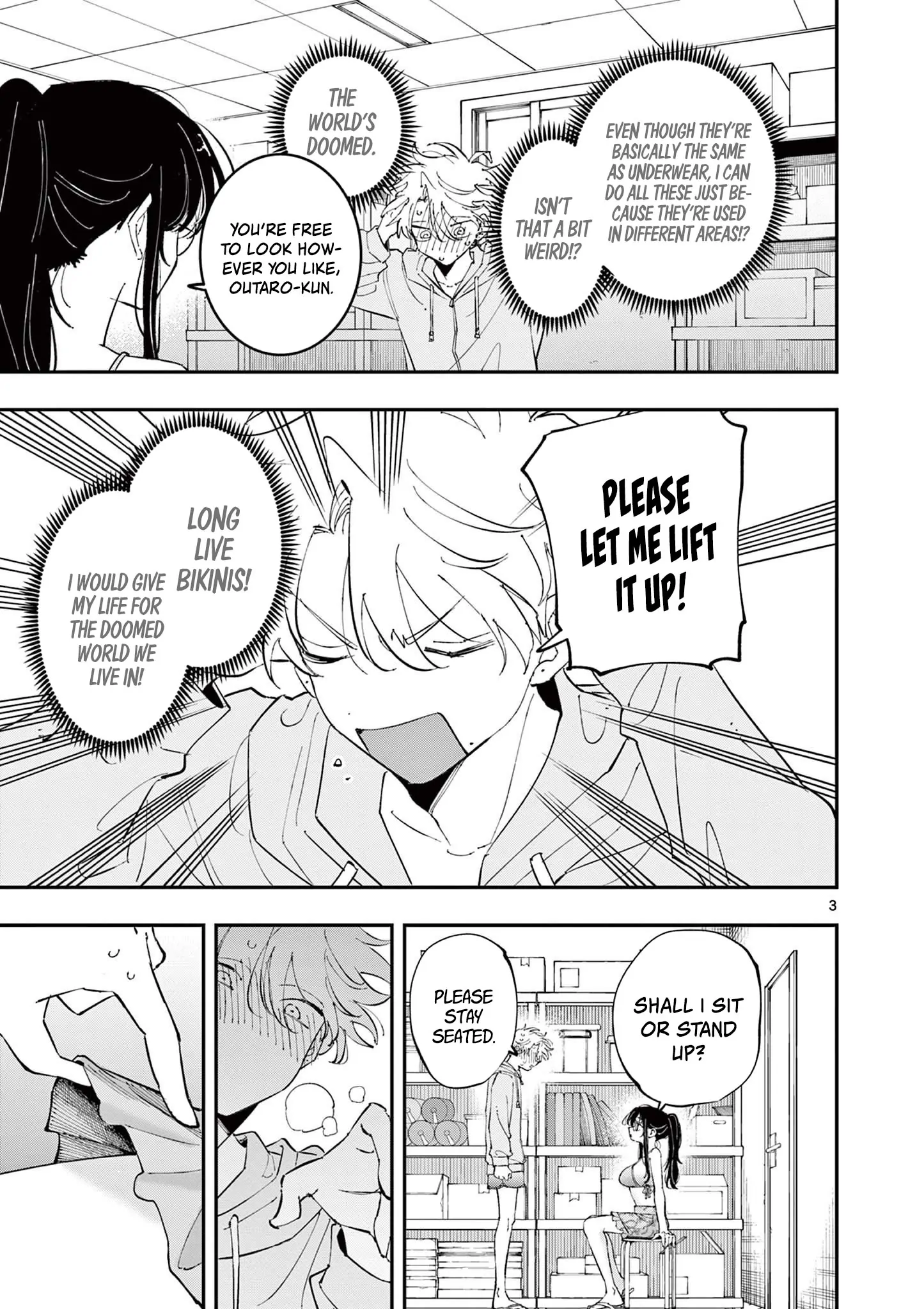 The Person Sitting Next to Me Looking at Me with Perverted Eyes Chapter 71 - page 3
