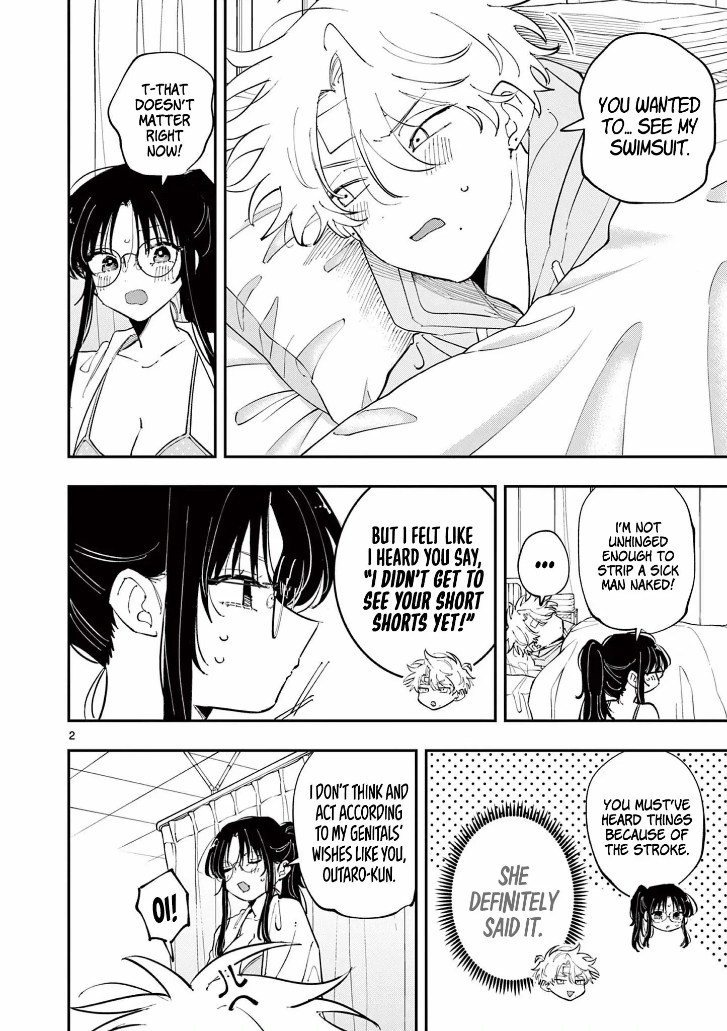 The Person Sitting Next to Me Looking at Me with Perverted Eyes Chapter 72 - page 2