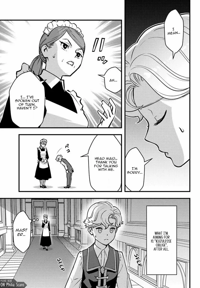 Kuzuless Oblige 18-kin ge sekai no kuzu akuyaku ni tensei shite shimatta ore wa, gensaku chishiki no chikara de dōshite mo mobu jinsei o tsukamitoritai. Chapter 7.2 - page 11