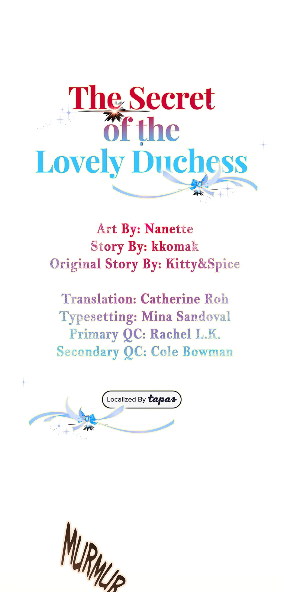 The secrets of the lovely duchess Chapter 58 - page 1