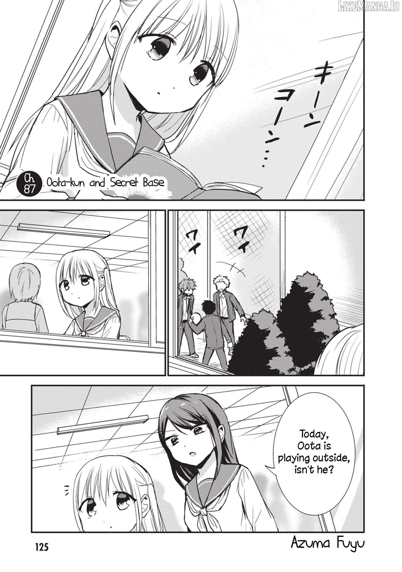 Expressionless Kashiwada-San And Emotional Oota-Kun Chapter 87 - page 1