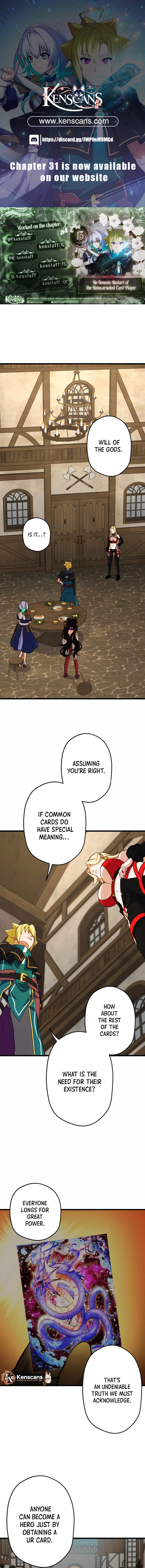 Restart of the Reincarnated Card Player Chapter 13 - page 1