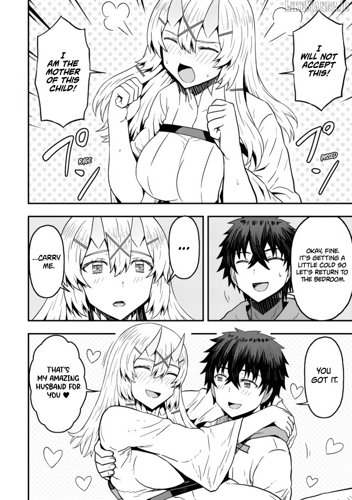 Isekai Saikyou no Yome desu ga, Yoru no Tatakai wa Ore no Hou ga Tsuyoi You desu ~Chiryaku o Ikashite Nariagaru Harem Senki~ Chapter 24 - page 20