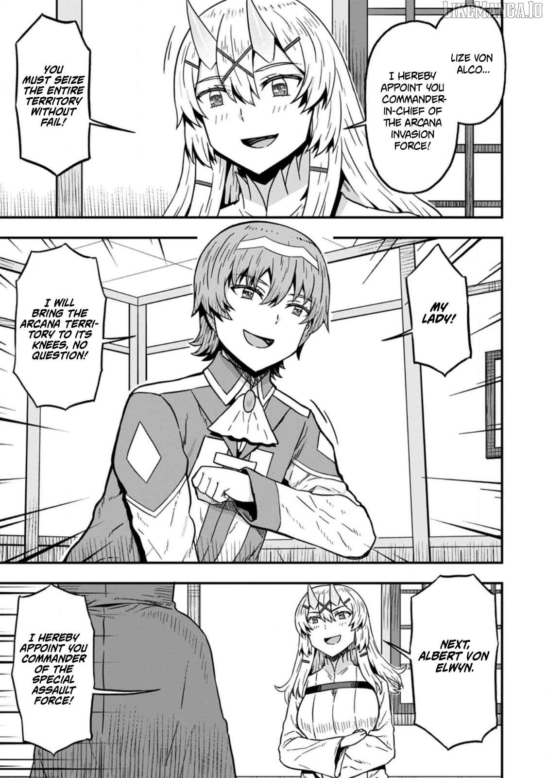 Isekai Saikyou no Yome desu ga, Yoru no Tatakai wa Ore no Hou ga Tsuyoi You desu ~Chiryaku o Ikashite Nariagaru Harem Senki~ Chapter 25 - page 17
