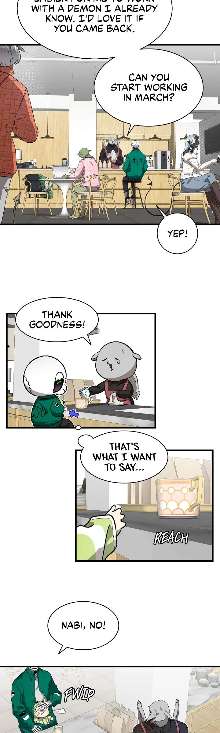 The Skeleton Becomes a Cat Dad Chapter 223 - page 13