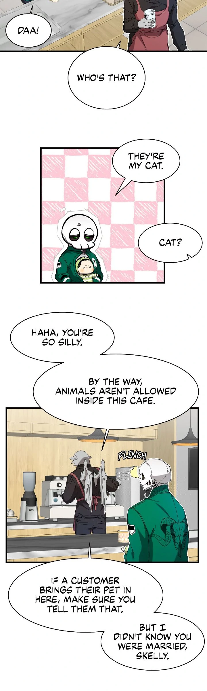 The Skeleton Becomes a Cat Dad Chapter 223 - page 14