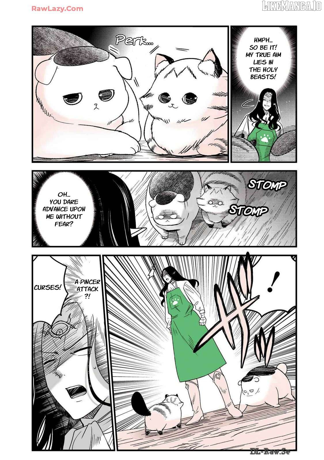 A story about a cat reincarnated in a different world where there are no cats. Chapter 35 - page 3