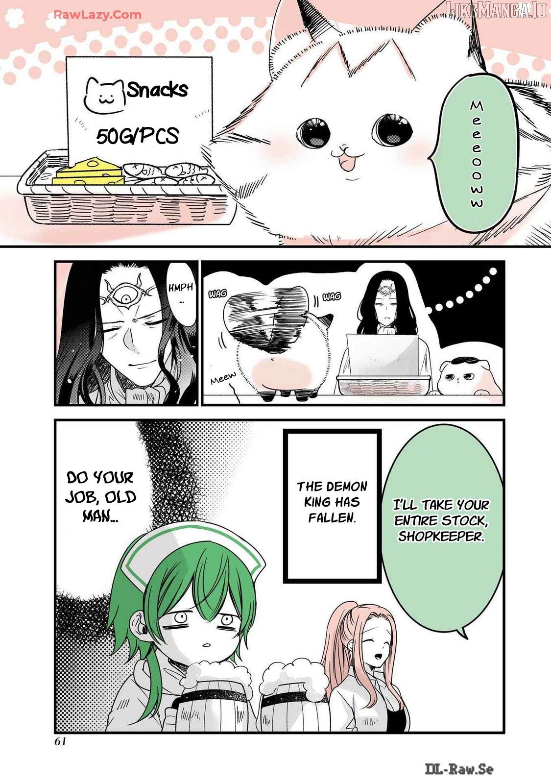 A story about a cat reincarnated in a different world where there are no cats. Chapter 35 - page 5