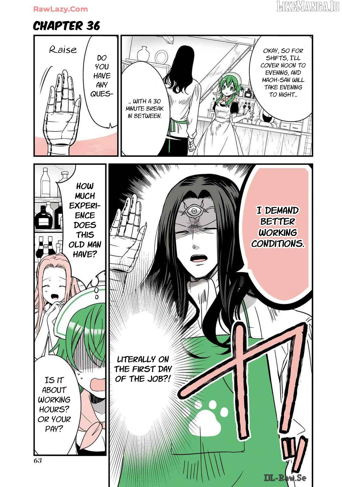 A story about a cat reincarnated in a different world where there are no cats. Chapter 36 - page 1