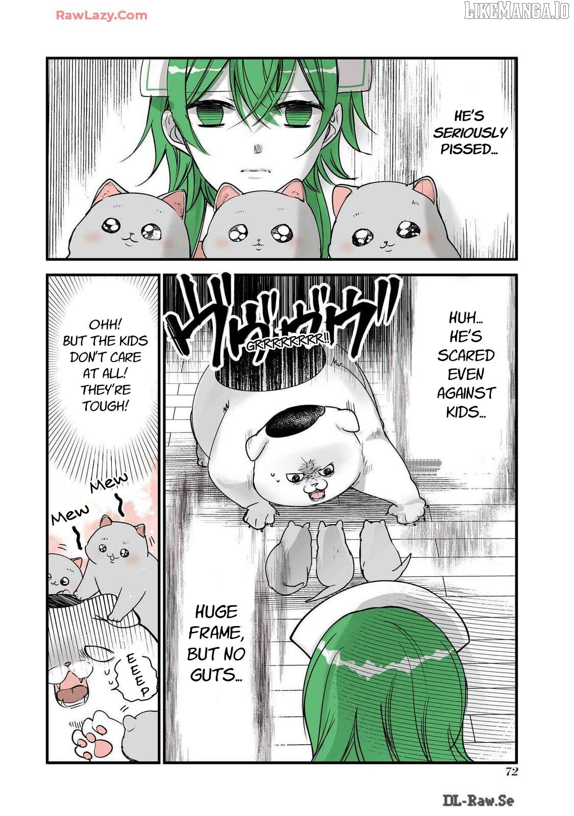 A story about a cat reincarnated in a different world where there are no cats. Chapter 37 - page 4