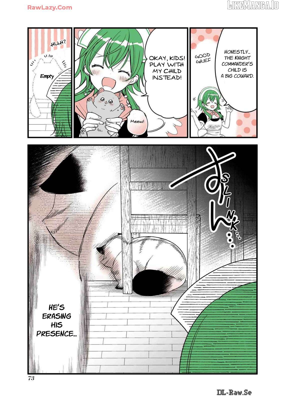 A story about a cat reincarnated in a different world where there are no cats. Chapter 37 - page 5