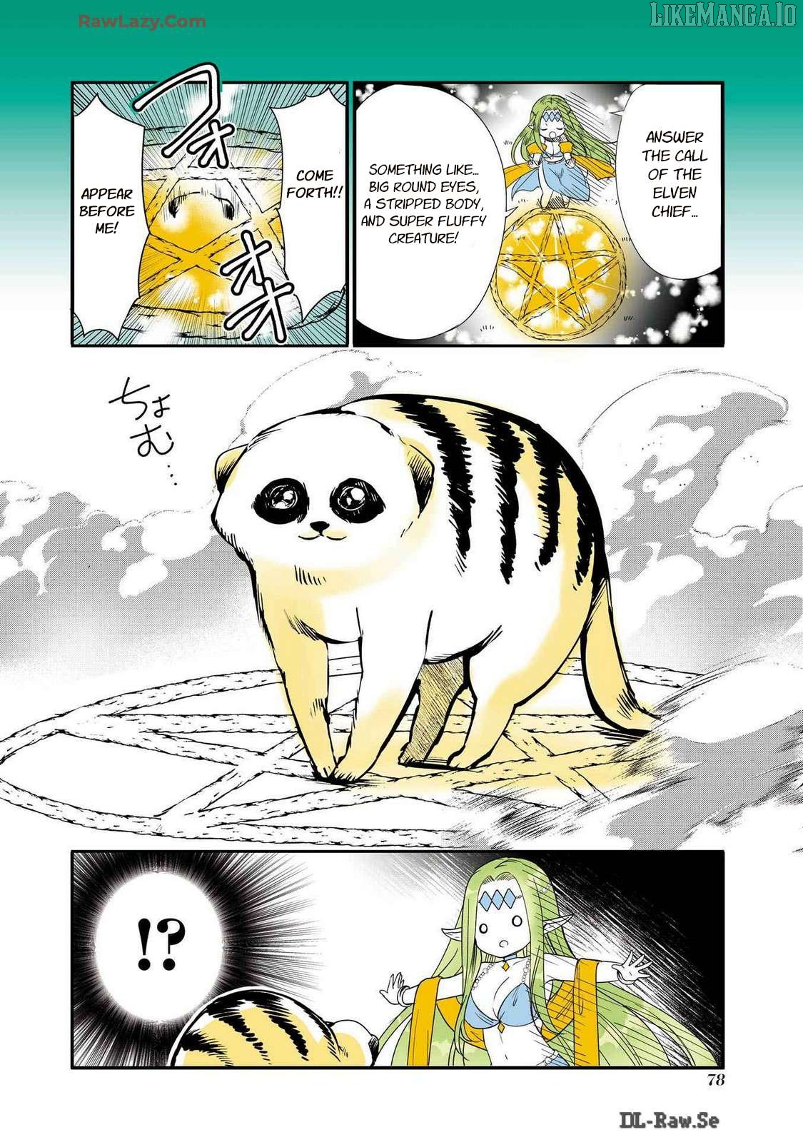 A story about a cat reincarnated in a different world where there are no cats. Chapter 38 - page 2