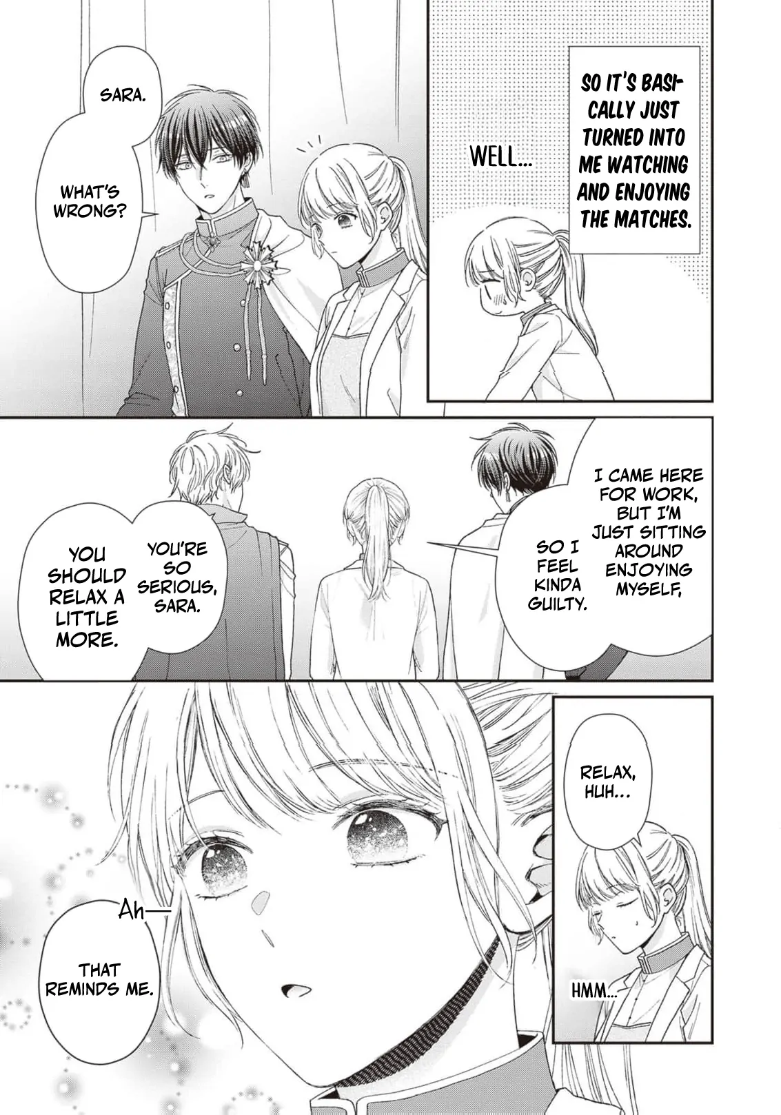 Nidome no Isekai Shounen Datta Kare Wa Toshiue Kishi ni nari Dekiai Shitekuru Chapter 11 - page 32