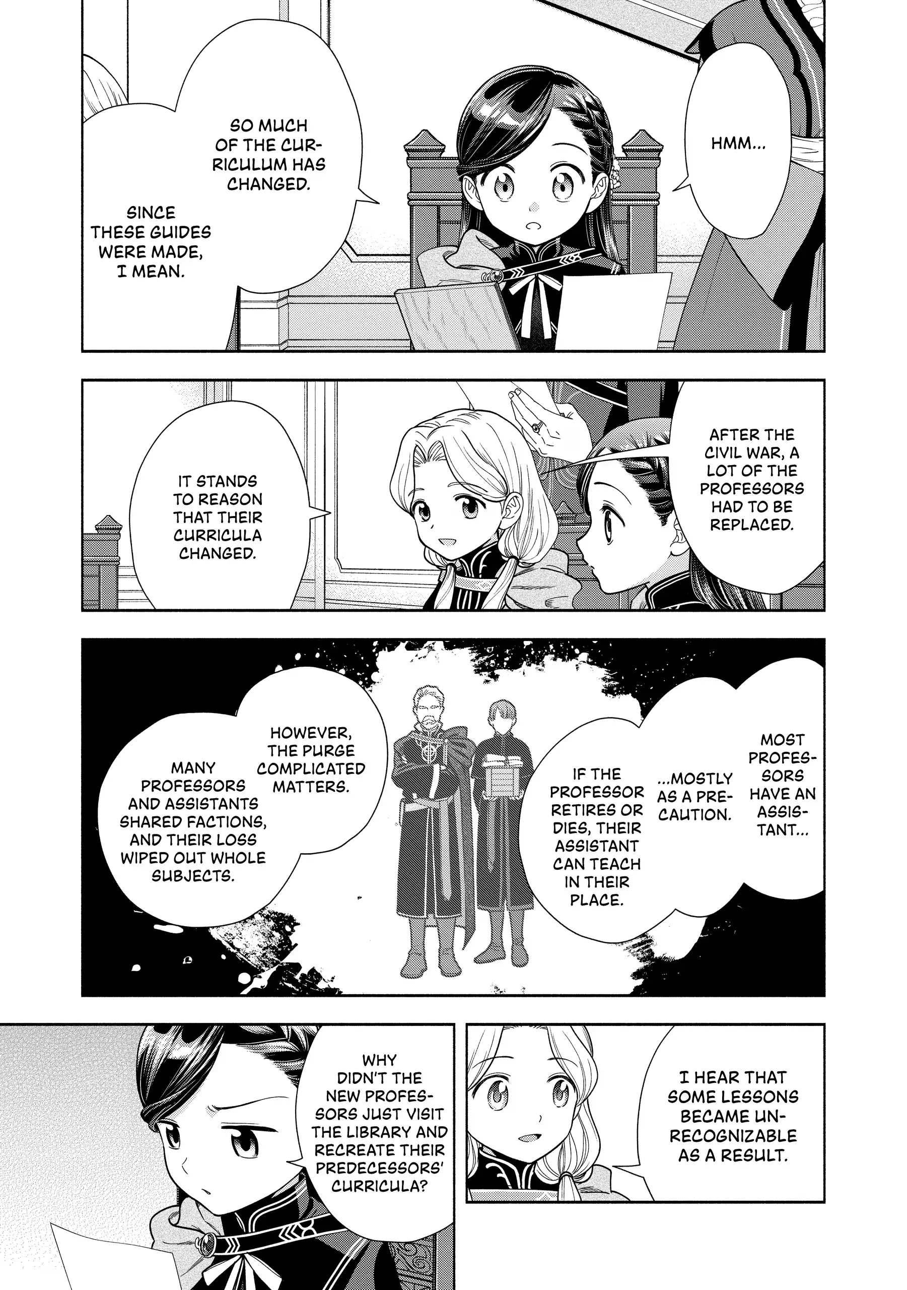 Honzuki No Gekokujou ~Shisho Ni Naru Tame Ni Wa Shudan Wo Erandeiraremasen~ Dai 4-Bu 「 Kizokuin No Toshokan Wo Sukuitai!」 Chapter 17 - page 22