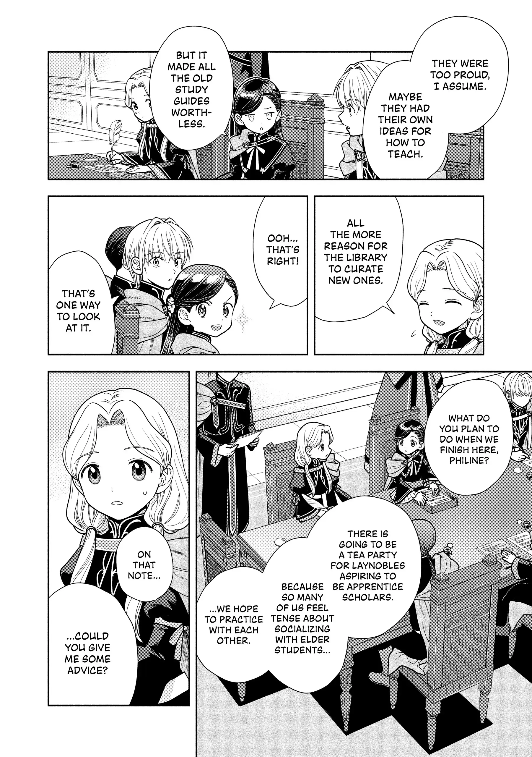 Honzuki No Gekokujou ~Shisho Ni Naru Tame Ni Wa Shudan Wo Erandeiraremasen~ Dai 4-Bu 「 Kizokuin No Toshokan Wo Sukuitai!」 Chapter 17 - page 23