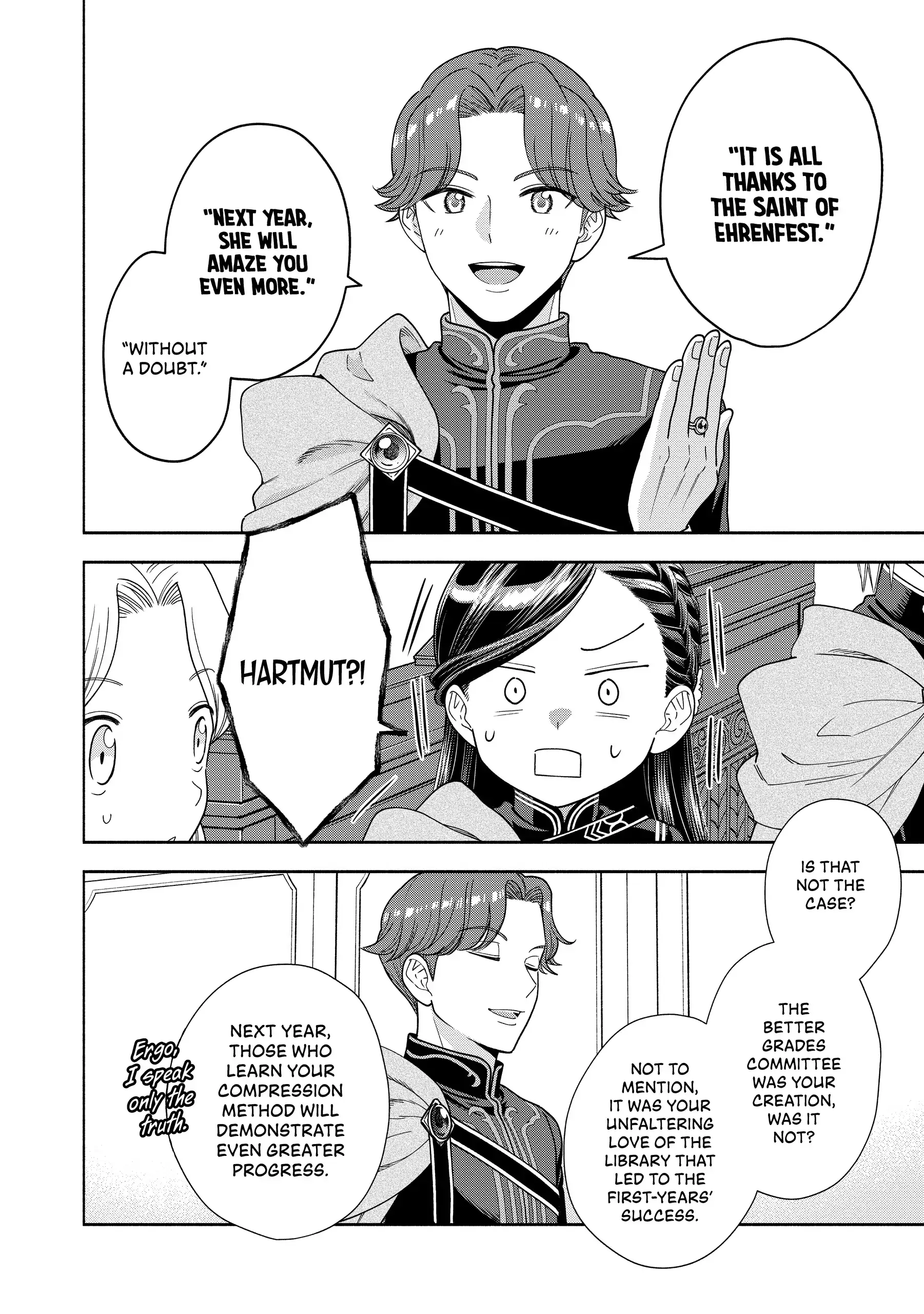 Honzuki No Gekokujou ~Shisho Ni Naru Tame Ni Wa Shudan Wo Erandeiraremasen~ Dai 4-Bu 「 Kizokuin No Toshokan Wo Sukuitai!」 Chapter 17 - page 25