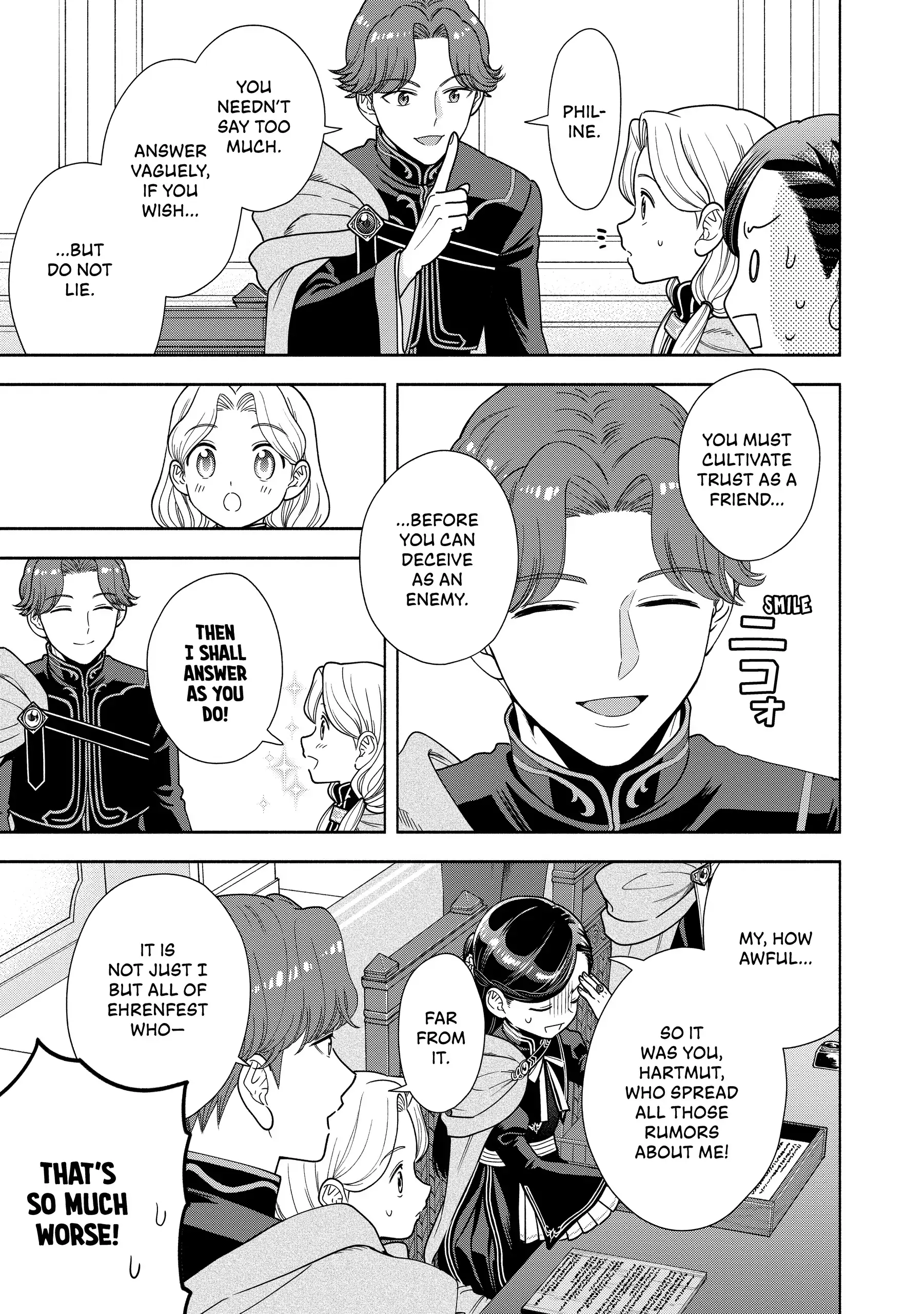 Honzuki No Gekokujou ~Shisho Ni Naru Tame Ni Wa Shudan Wo Erandeiraremasen~ Dai 4-Bu 「 Kizokuin No Toshokan Wo Sukuitai!」 Chapter 17 - page 26